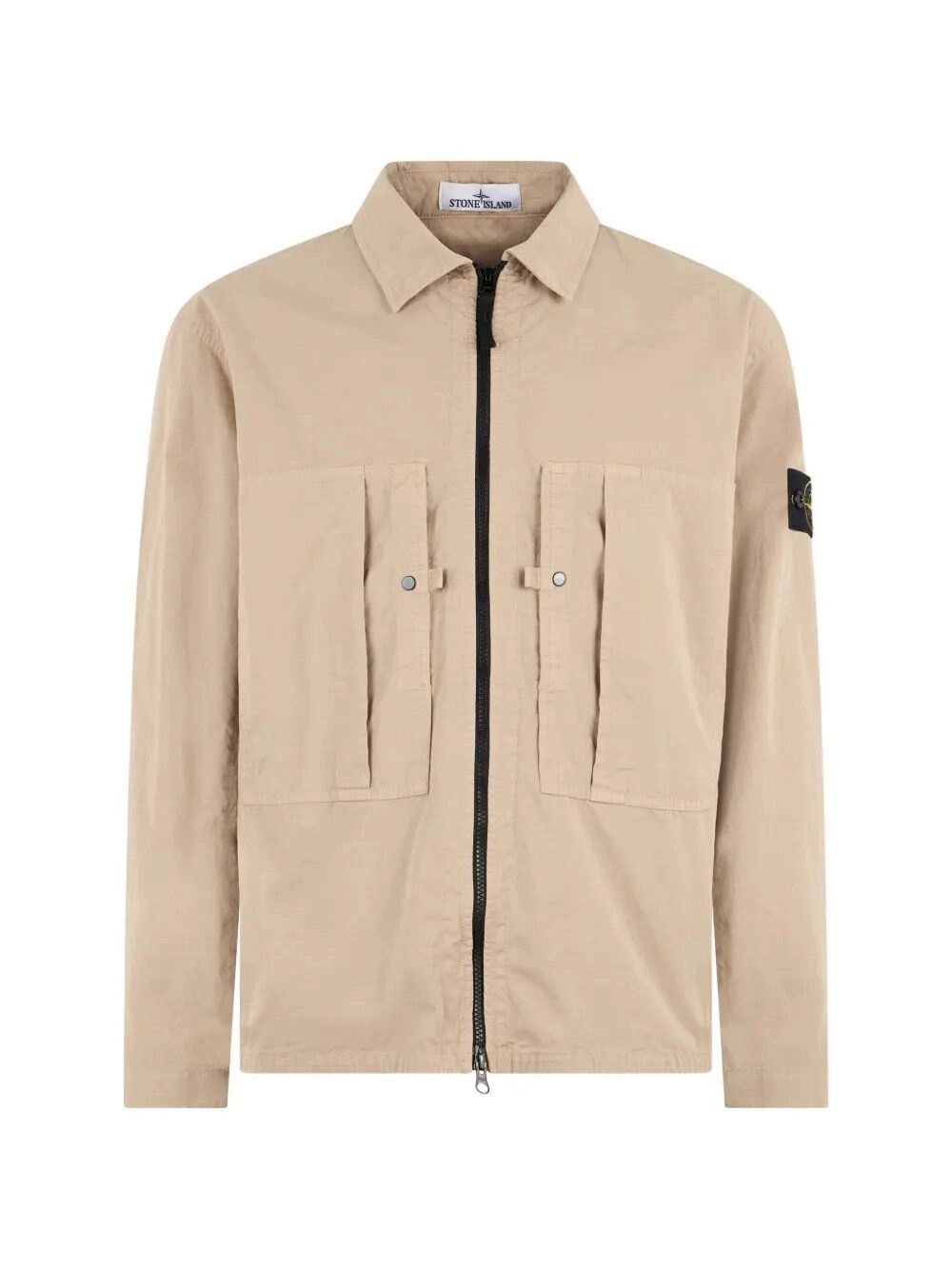 Stone Island Organic Cotton Ripstop Overshirt Size US XL / EU 56 / 4 - 1 Thumbnail