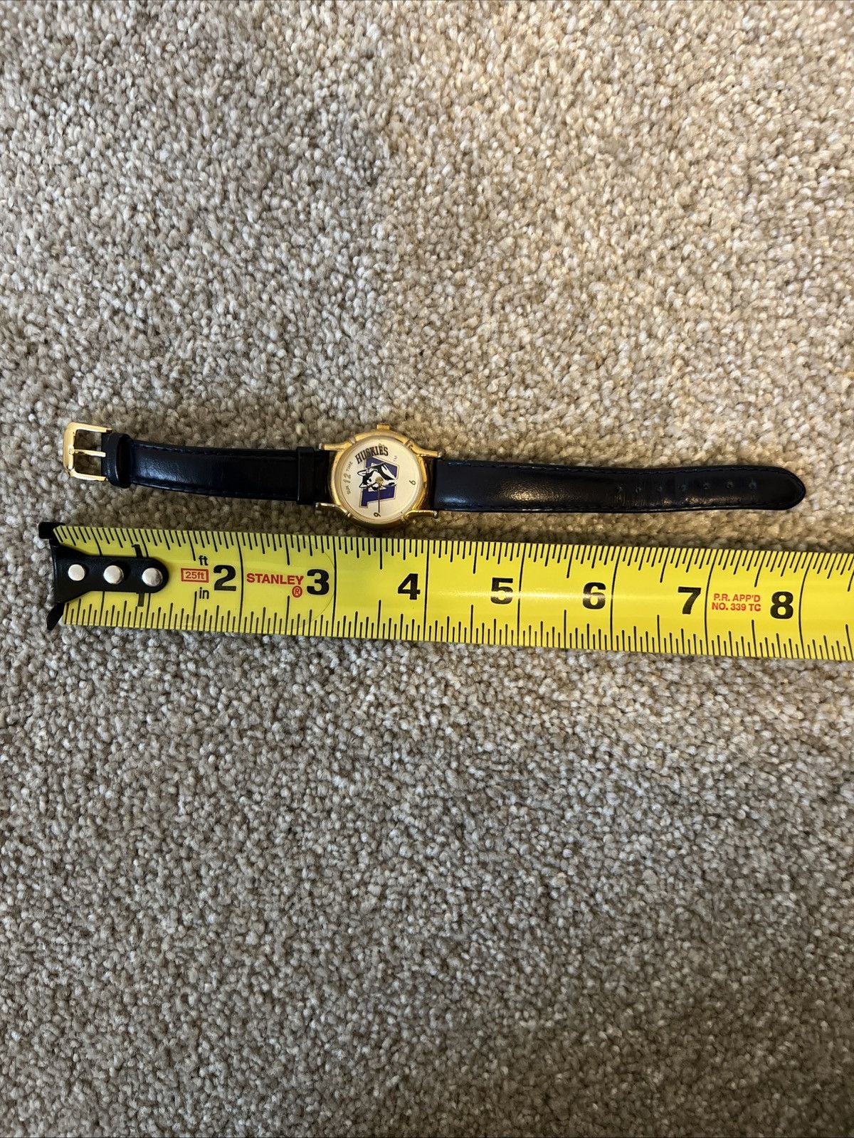Other University Of Washington Huskies Sun Time Leather Band Watch Size ONE SIZE - 10 Thumbnail