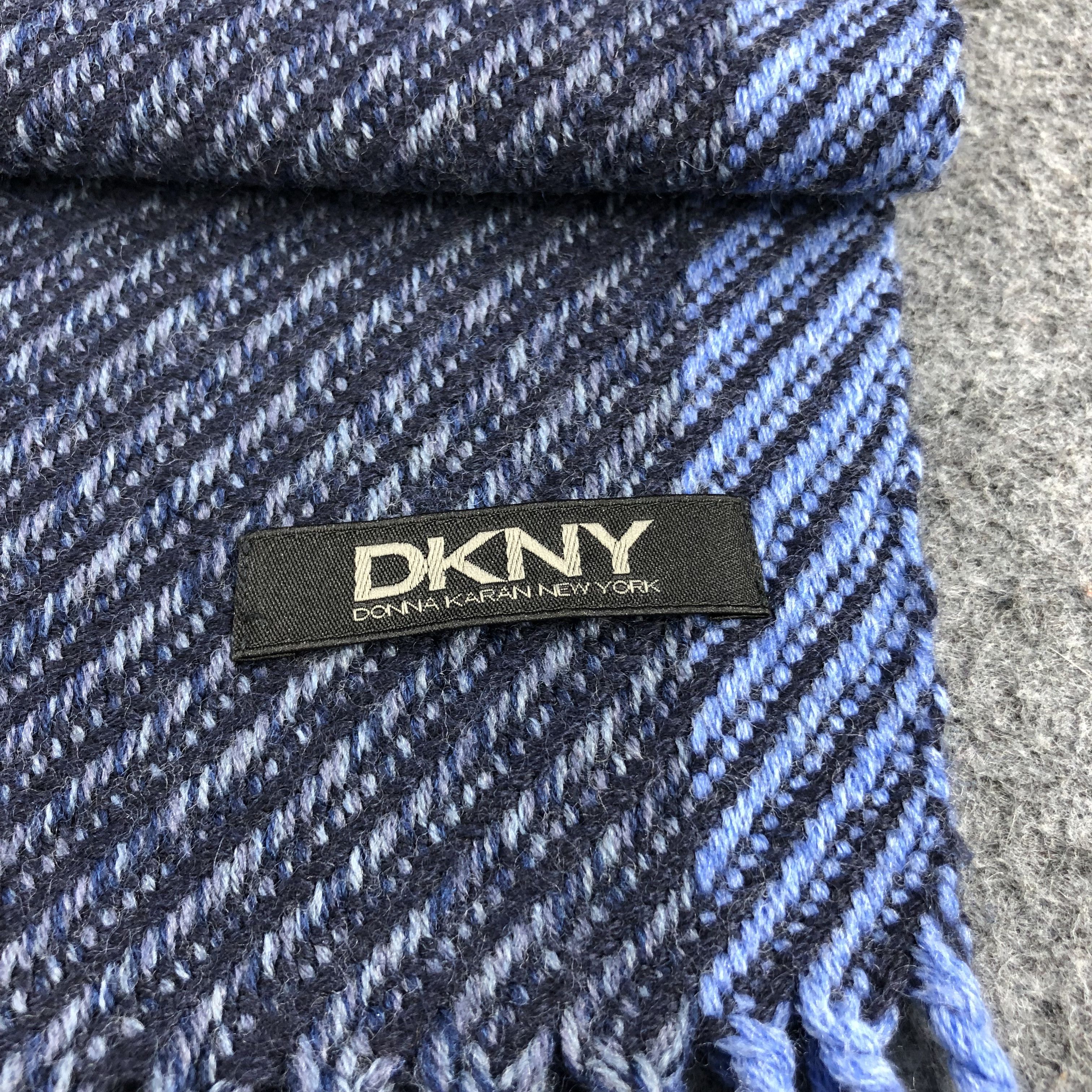 DKNY DKNY Wool Scarf Muffler V827 Size ONE SIZE - 4 Thumbnail