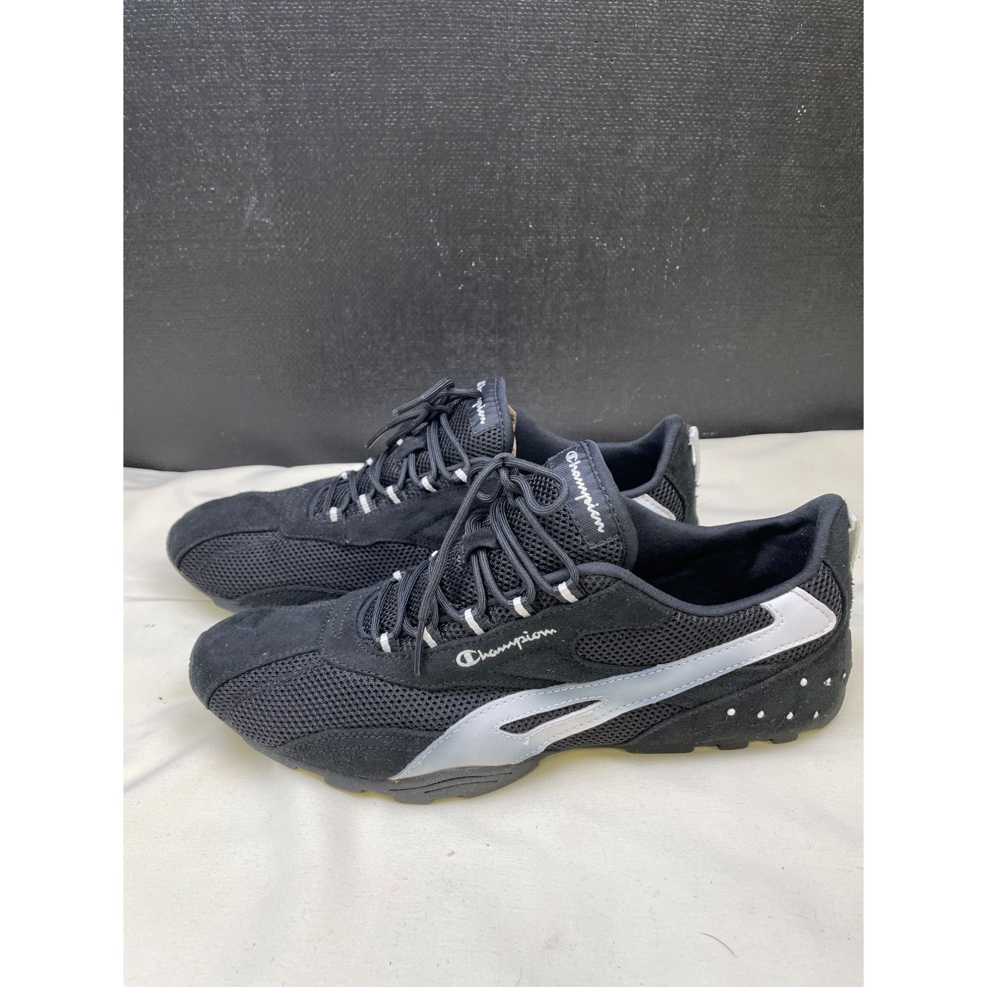 Champion Champion Womens Black White Sneakers Shoes Size 10 SKU 6823 Size US 10 / IT 40 - 3 Thumbnail