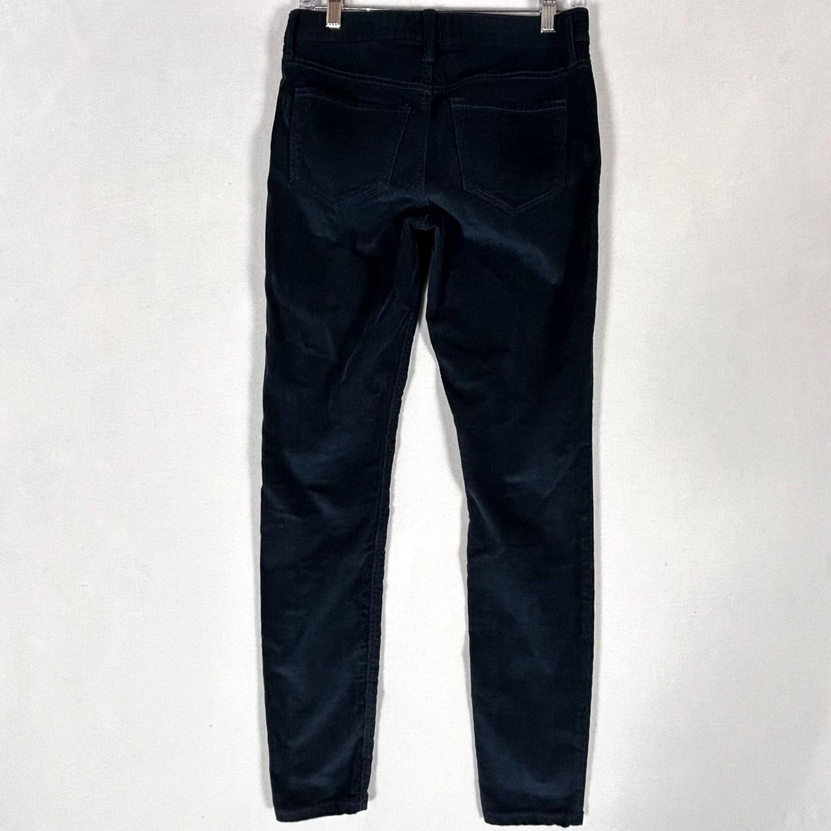Old Navy Old Navy Rockstar Super Skinny Corduroy Pants Womens 4 Green Dark Wash Mid Rise Chino Stretch Pockets Casual Size 27" / US 4 / IT 40 - 7 Thumbnail