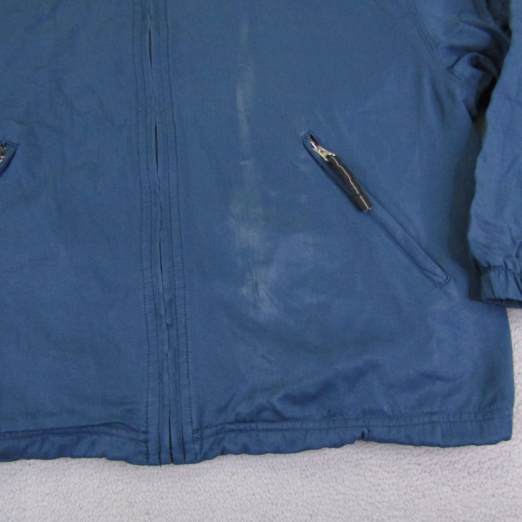 Nike Nike Womens Medium Blue Court Tennis Windbreaker Zip Block Stitch Coat Jacket Size M / US 6-8 / IT 42-44 - 4 Thumbnail