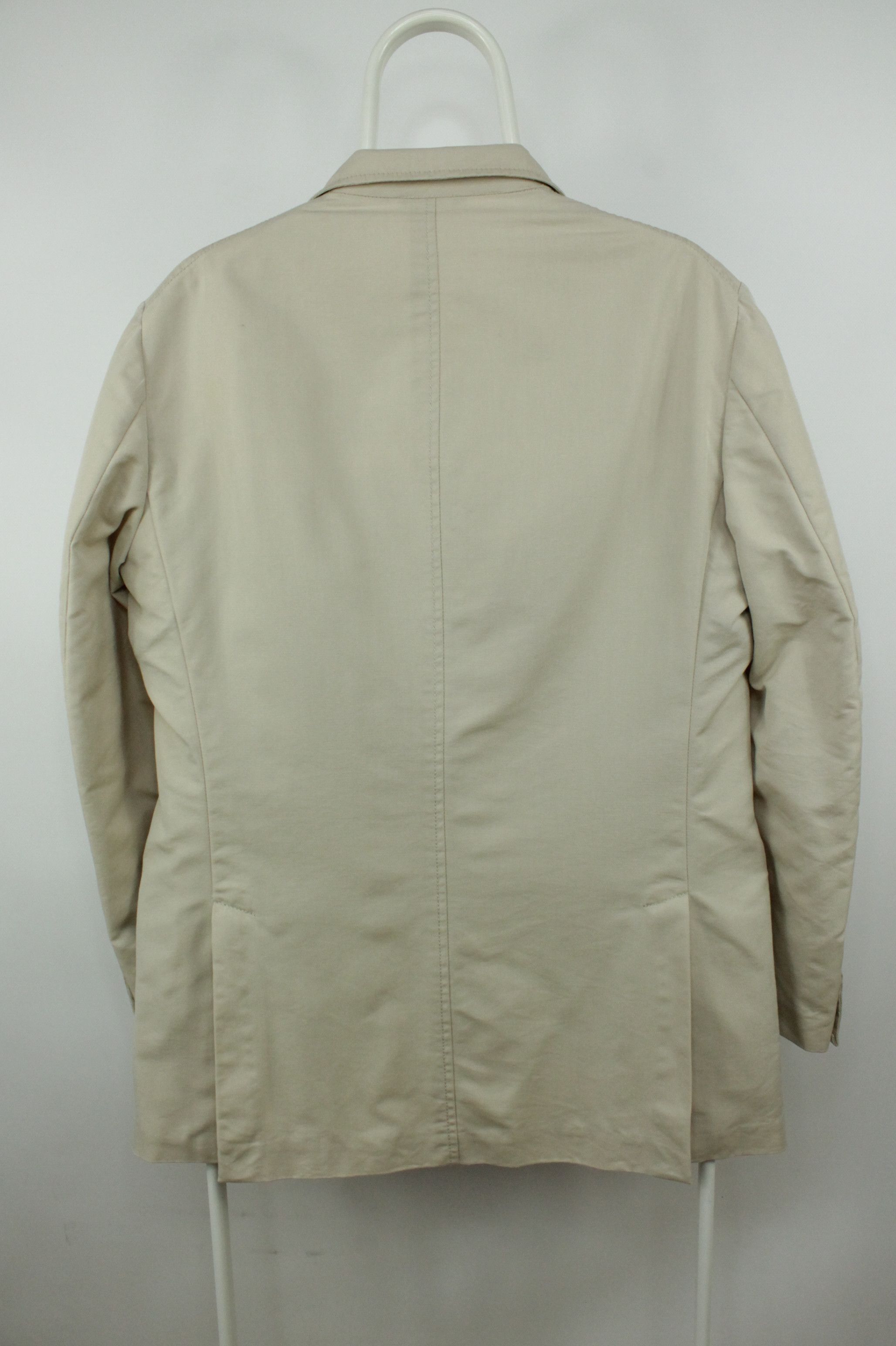 Fay Fay Beige Cotton Blend Steel BTN Sport Coat Blazer Jacket Size US M / EU 48-50 / 2 - 6 Thumbnail