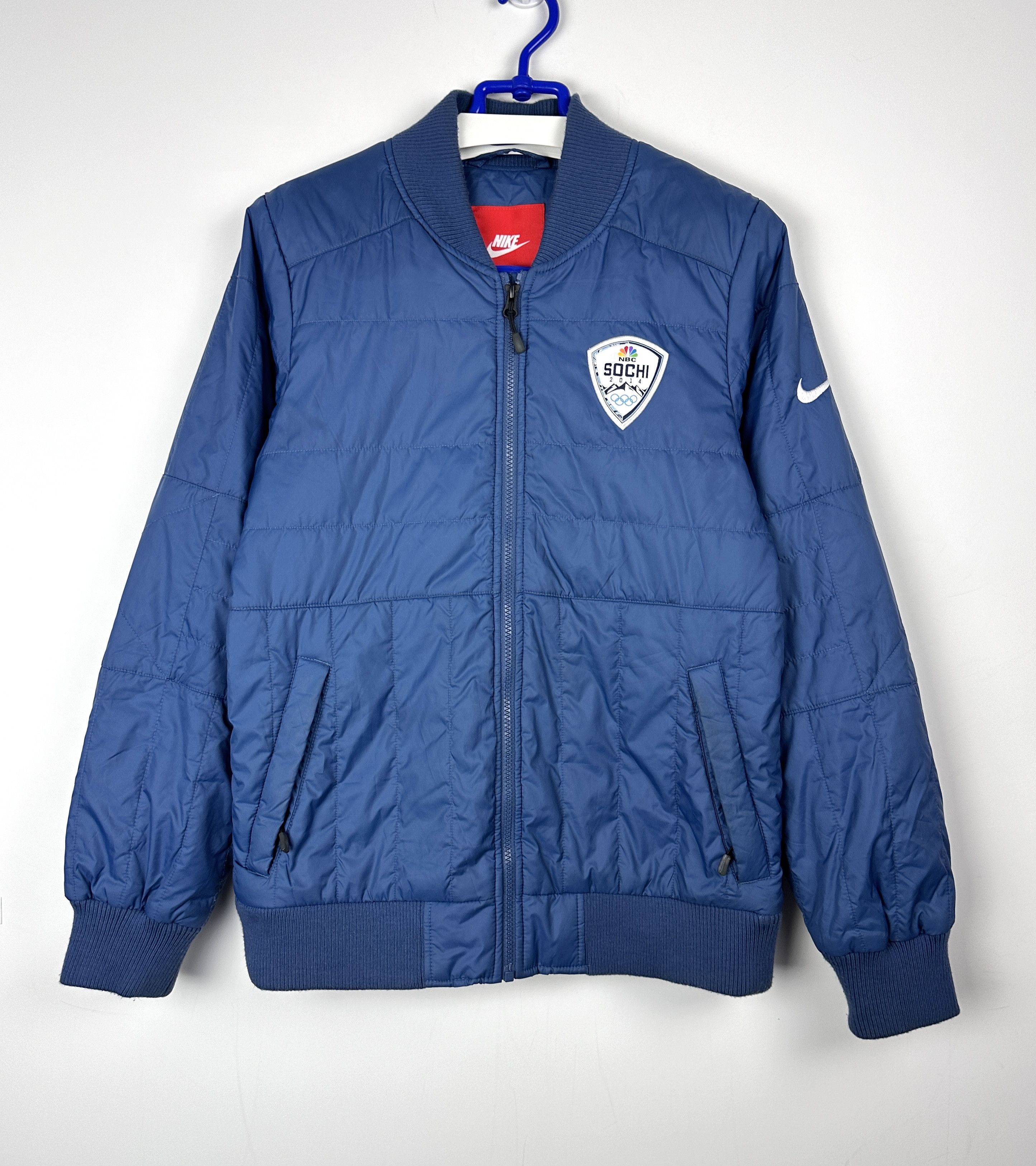 Nike RARE vintage Nike Sochi 2014 team NBC bomber jacket Size US S / EU 44-46 / 1 - 1 Thumbnail