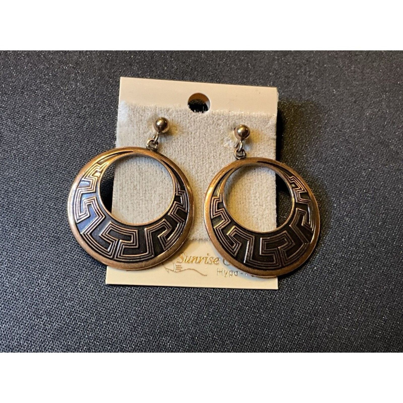 Other Copper Stud Hoop Earrings Size ONE SIZE - 1 Thumbnail