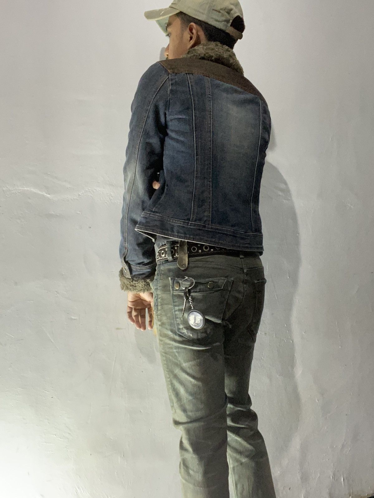 14th Addiction × KMRii × Yasuyuki Ishii Vintage tomboy faux fur double layers denim jacket Size US S / EU 44-46 / 1 - 11 Thumbnail