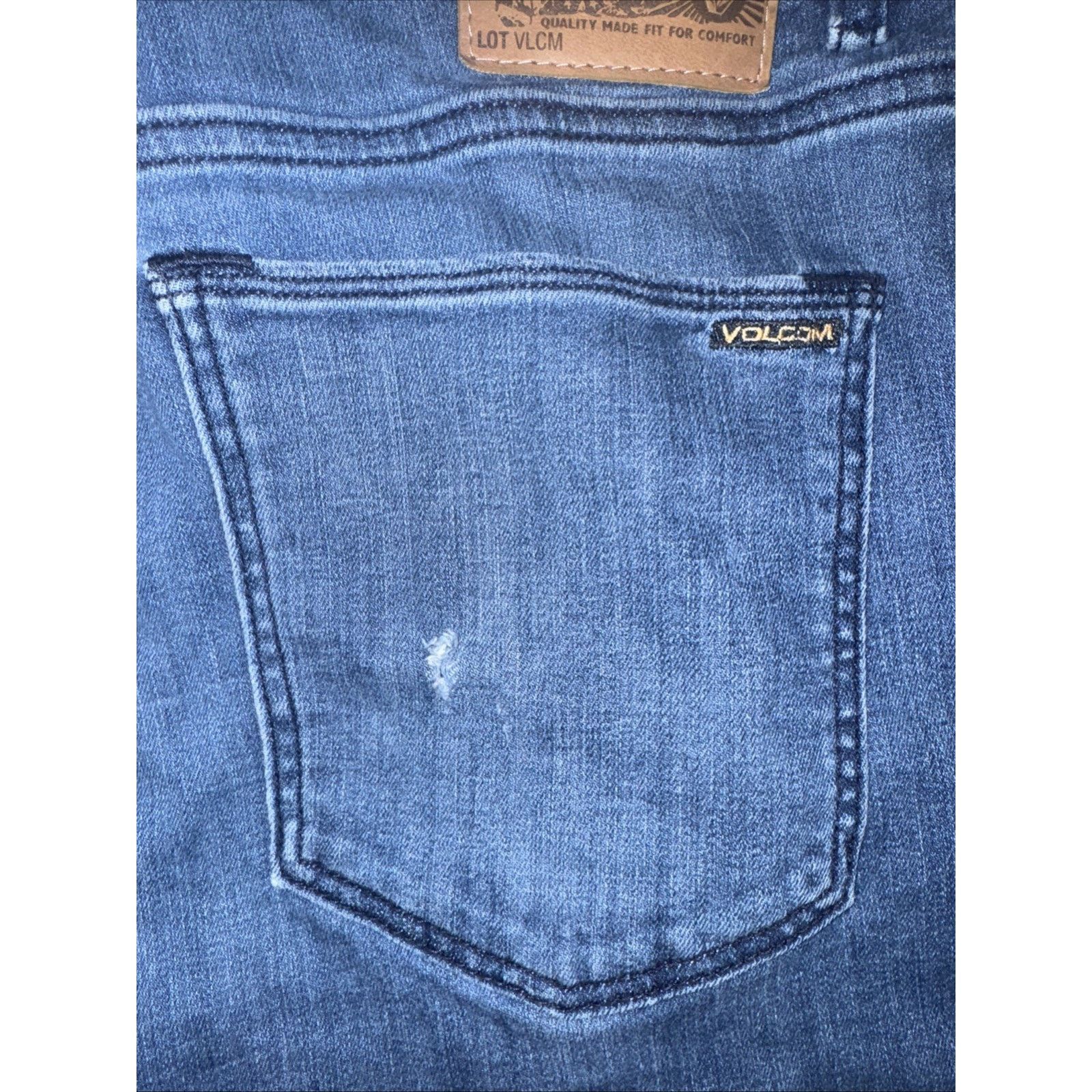 Volcom Volcom Vorta Slim Straight Jeans 38x33 Casual Skate Surf Size US 38 / EU 54 - 2 Thumbnail