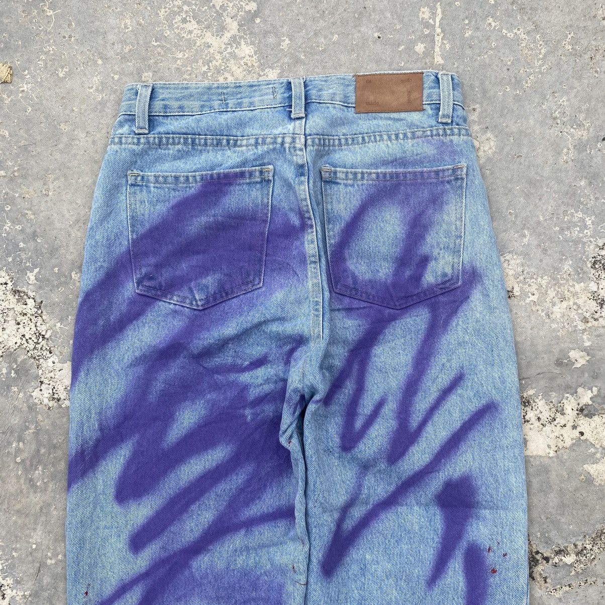 If Six Was Nine De Ondo Seoul city paint splatter denim jeans CDG Size US 28 / EU 44 - 10 Thumbnail
