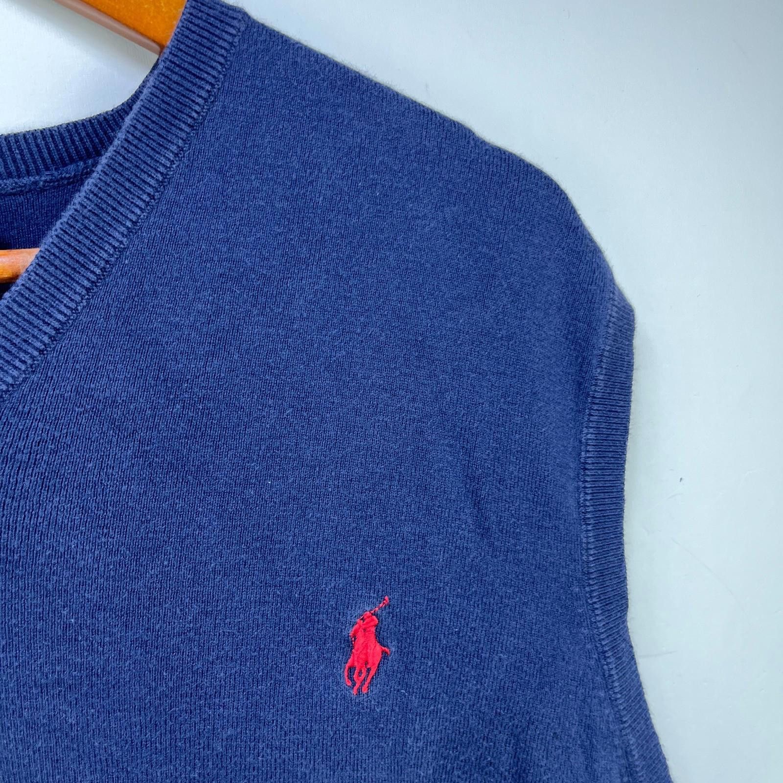 Polo Ralph Lauren Vintage Polo Ralph Lauren Pony Pima Cotton Golf Vest 2XL Size US XXL / EU 58 / 5 - 3 Thumbnail