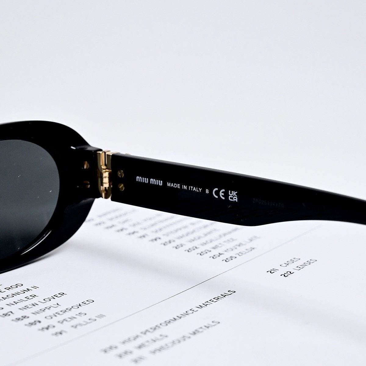 Miu Miu MIU MIU 0MU 06ZS SUNGLASSES Size ONE SIZE - 6 Thumbnail