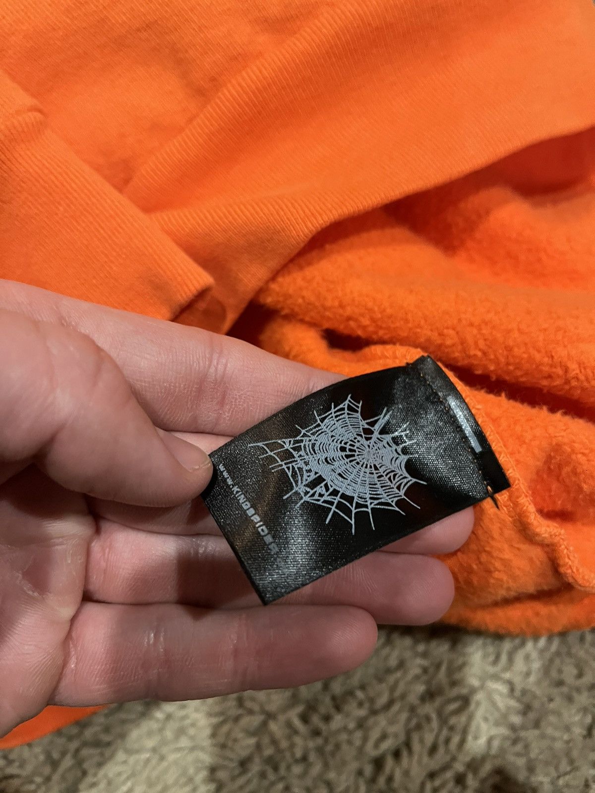 Sp5der Orange Sp5der Hoodie Size US M / EU 48-50 / 2 - 5 Thumbnail