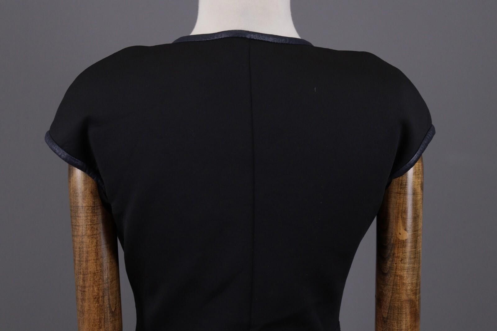 Designer Cop Copine Manege Robe Black Striped Dress Size 36 Size M / US 6-8 / IT 42-44 - 11 Thumbnail