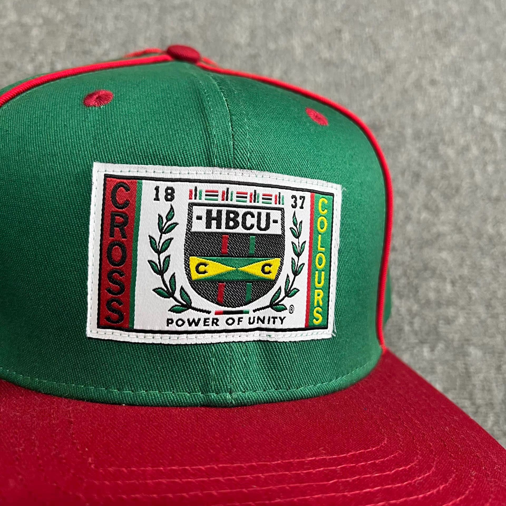 Cross Colours Cross Coloursembroideredcurvedbrim baseball cap sun hat Size ONE SIZE - 2 Thumbnail