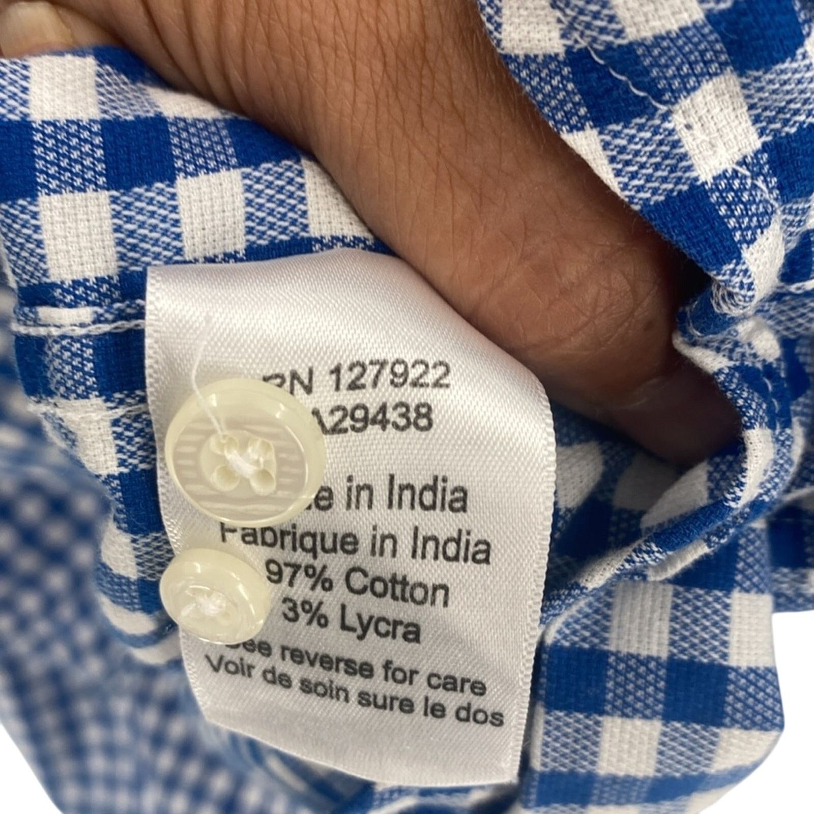 Mountain Khakis Mountain Khakis Classic fit blue white checked button down Size US L / EU 52-54 / 3 - 7 Thumbnail