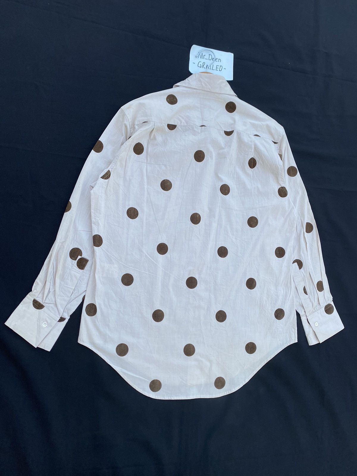 Yohji Yamamoto ARCHIVE 90’S YOHJI YAMAMOTO Y’S POLKA DOT BUTTON SHIRT Size US L / EU 52-54 / 3 - 17 Thumbnail