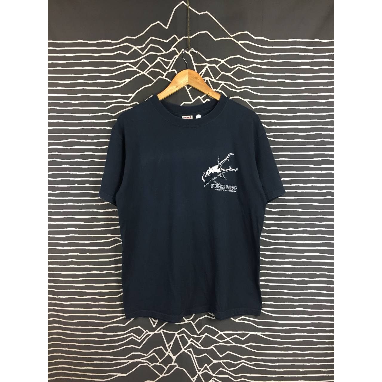 Anvil × Vintage Vtg Y2K Giraffe Stag Beetle Super Fang Nature Inspired Tee Size US M / EU 48-50 / 2 - 2 Thumbnail