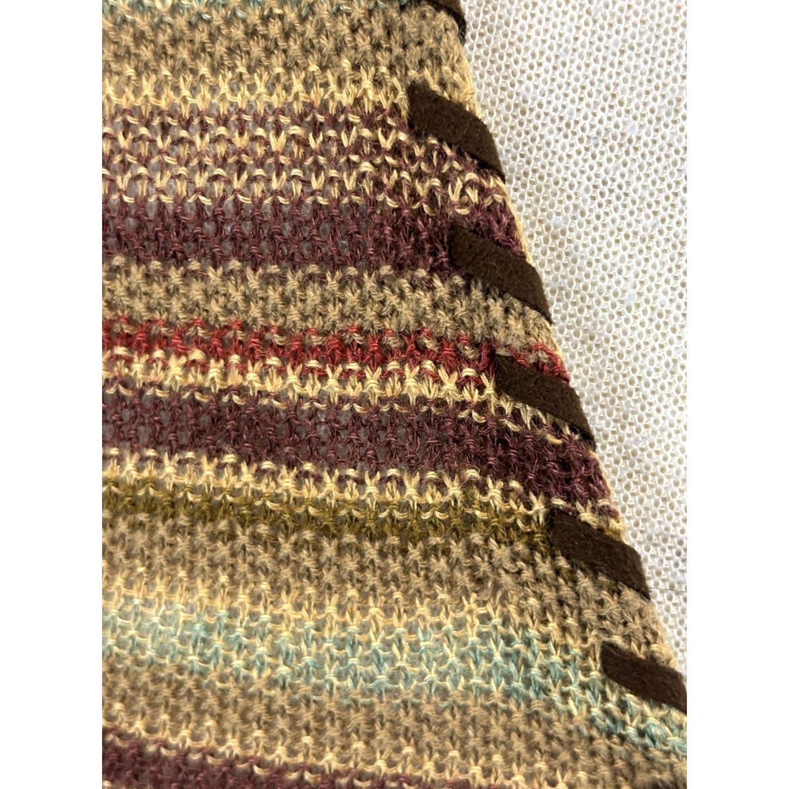 Ralph Lauren Ralph Lauren Jeans Co Cardigan Sweater Women’s M Linen Blend Multicolor Aztec Southwestern Knit Striped Boho Modern Size M / US 6-8 / IT 42-44 - 6 Thumbnail