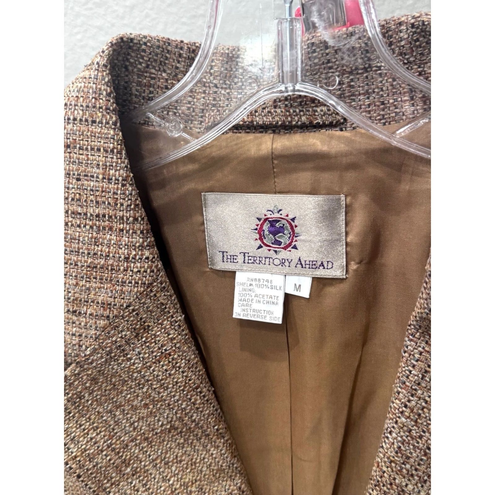 The Territory Ahead Territory Ahead 100% Silk MINT JACKET COAT Medium M Mens Jacket Silk Multicolor 90s Event undefined Size US M / EU 48-50 / 2 - 5 Thumbnail