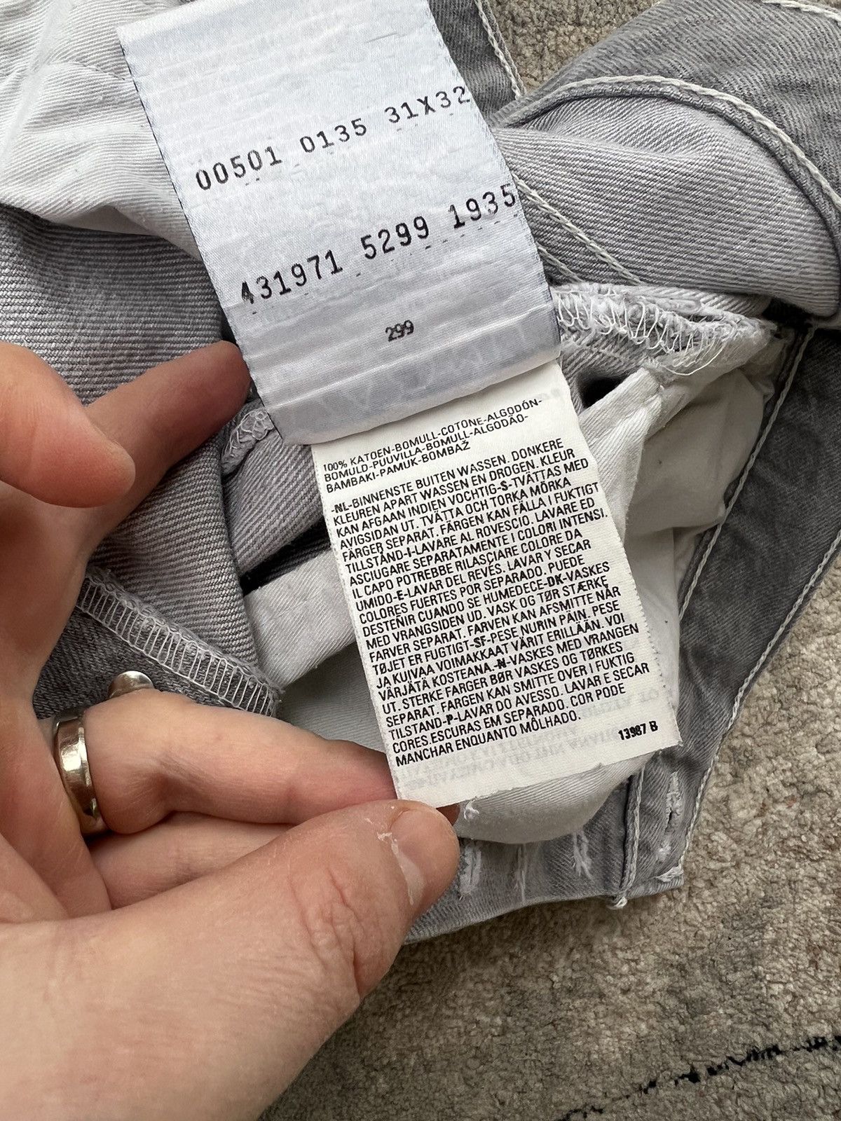 Levi's Vintage Levi's 501xx Denim Pants Size US 31 - 8 Thumbnail