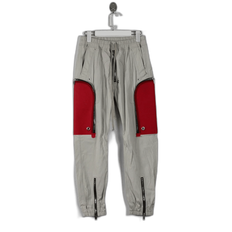 Rick Owens rickowens PVC splicing five - zipper god pants Size US 44 / EU 60 - 1 Thumbnail
