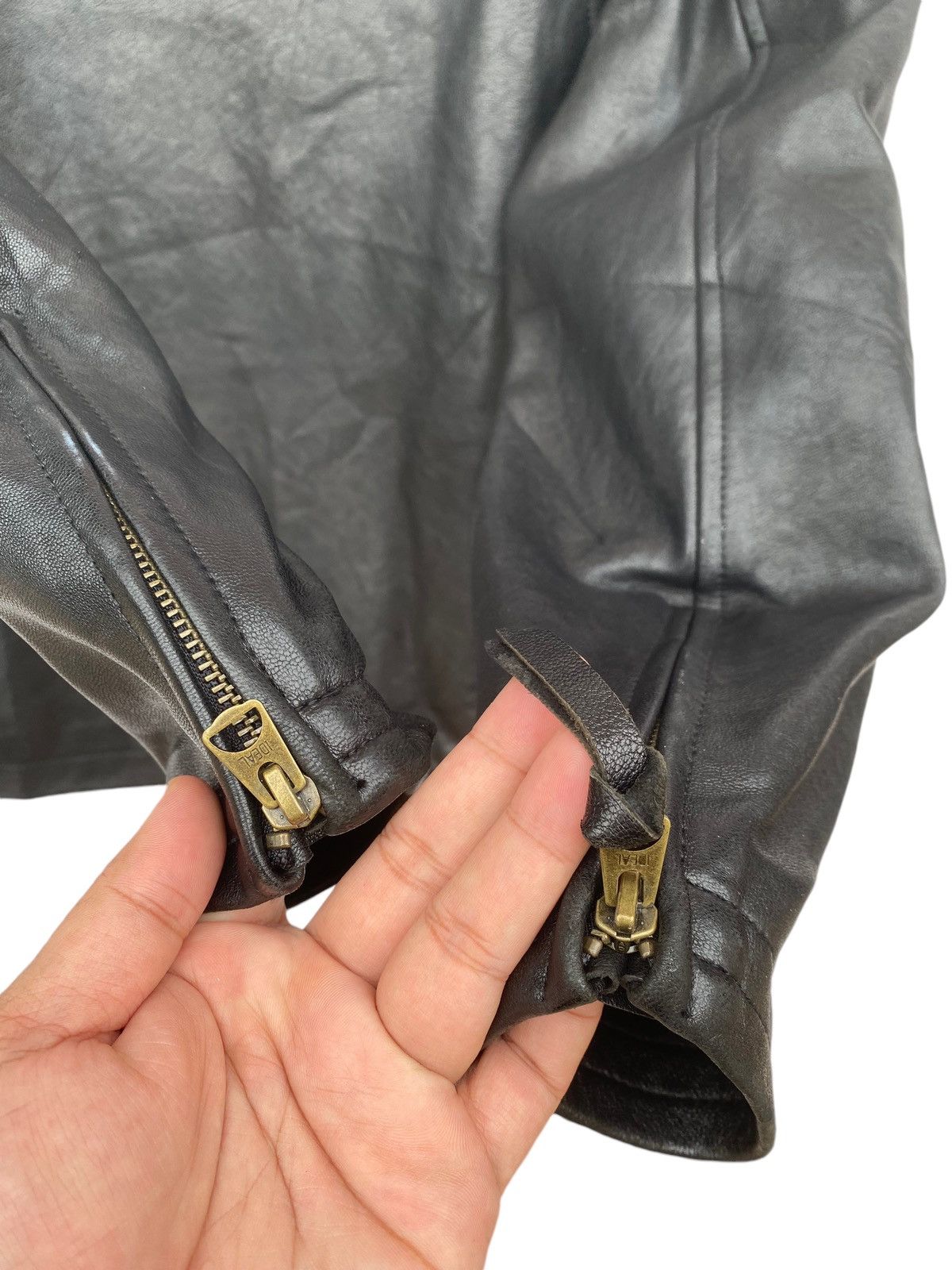 Japanese Brand Vintage Houston Cafe Race Leather Jacket Size US M / EU 48-50 / 2 - 3 Thumbnail