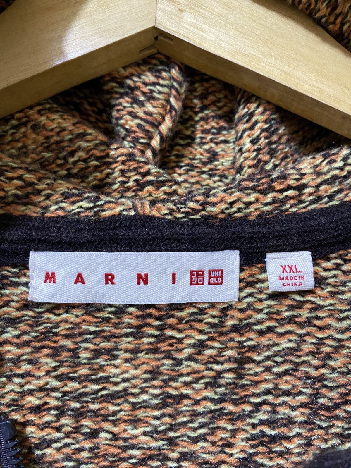 Marni × Uniqlo Marni x Uniqlo Knit Zip Hoodie Size US XXL / EU 58 / 5 - 8 Thumbnail