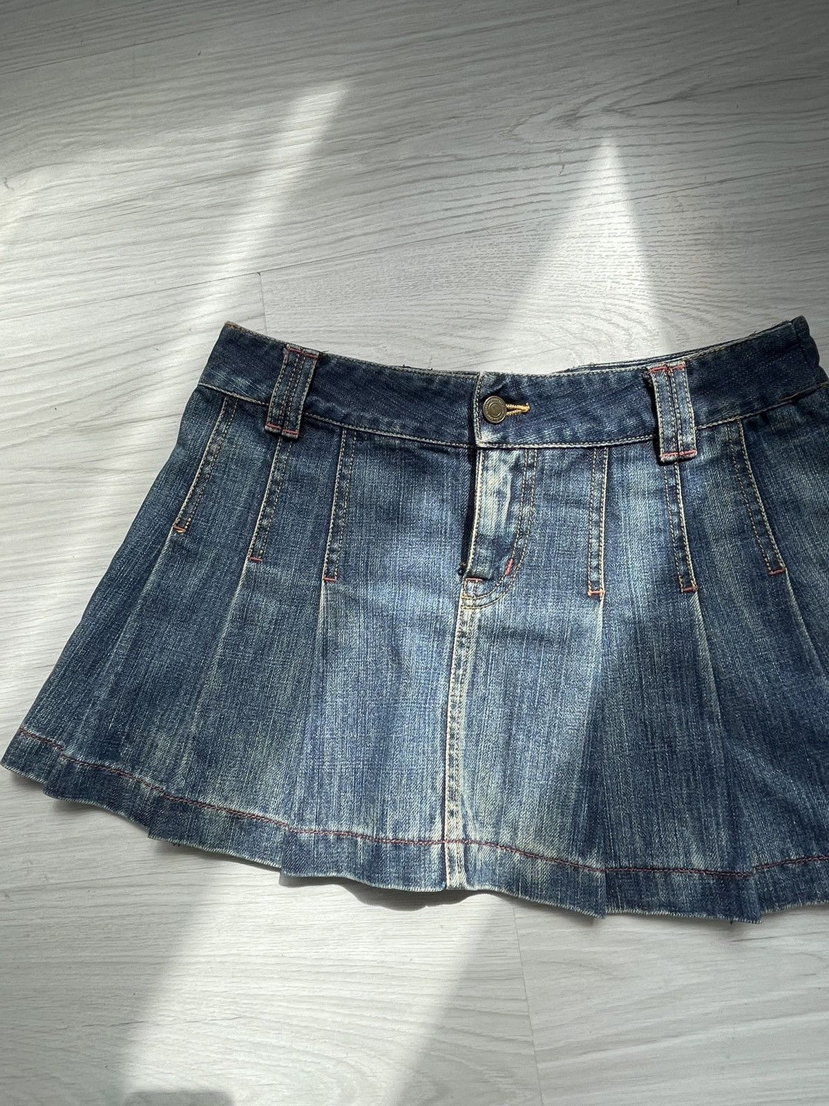 Vintage y2k denim skirt Size 26" / US 2 / IT 38 - 5 Thumbnail