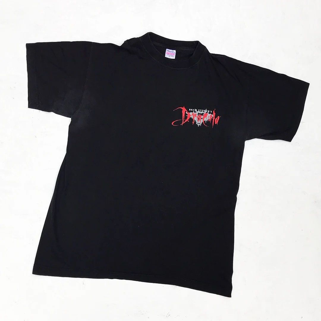 Vintage Dracula 1992 90s Vintage Coppola Movie Promo Rare T-Shirt Size US XL / EU 56 / 4 - 2 Thumbnail