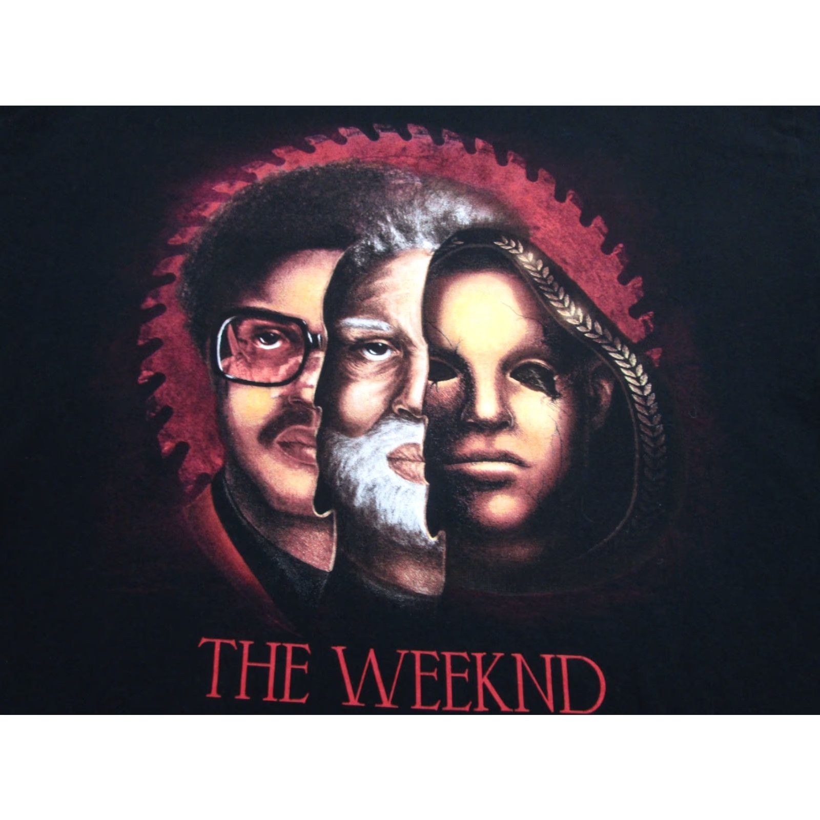 Vintage Halloween Horror Nights Shirt Men L Black The Weeknd Nightmare Trilogy Gothic Size US L / EU 52-54 / 3 - 3 Thumbnail