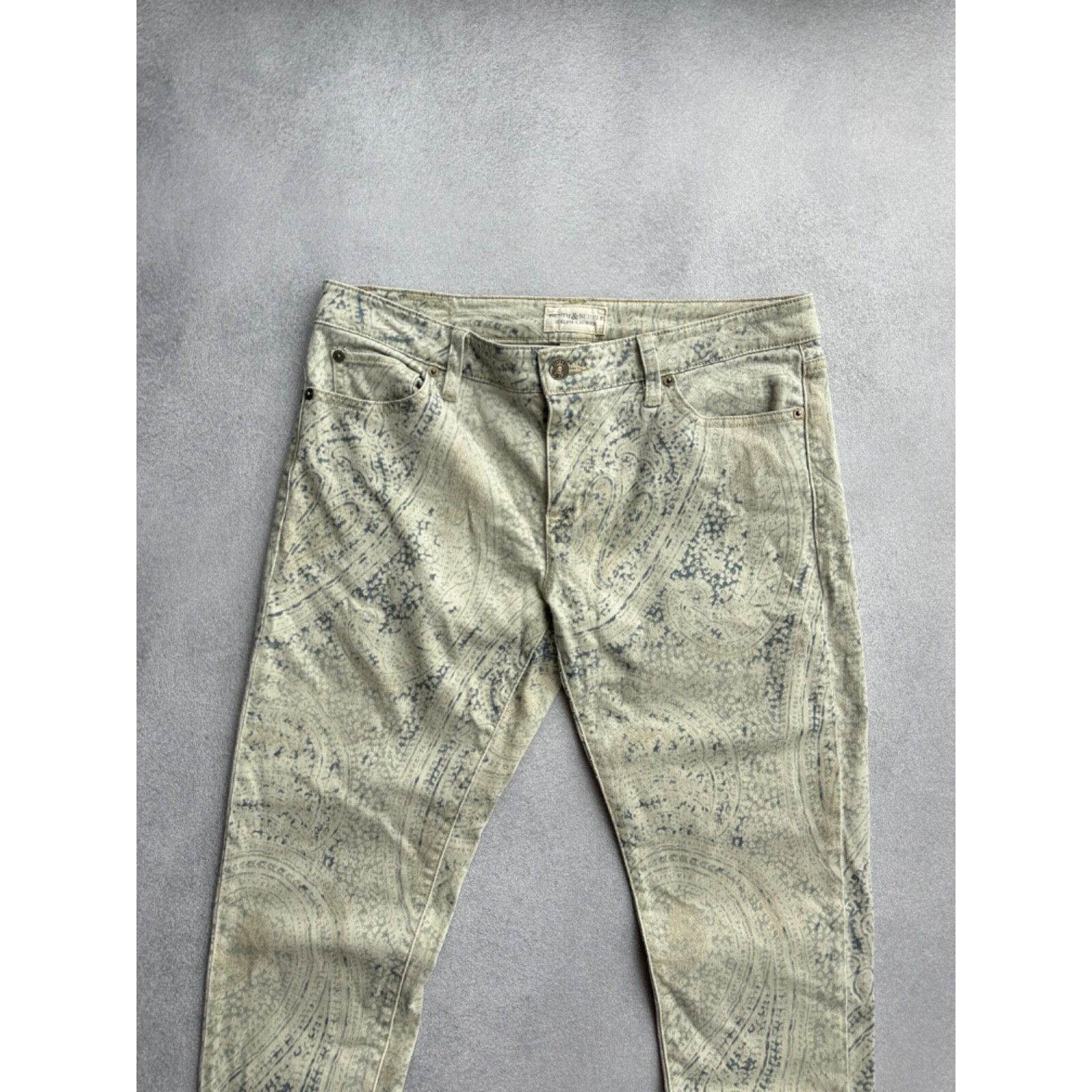 Polo Ralph Lauren VTG Denim&Supply Ralph Lauren Paisley Print Ankle Zip Pants Size US 30 / EU 46 - 9 Thumbnail