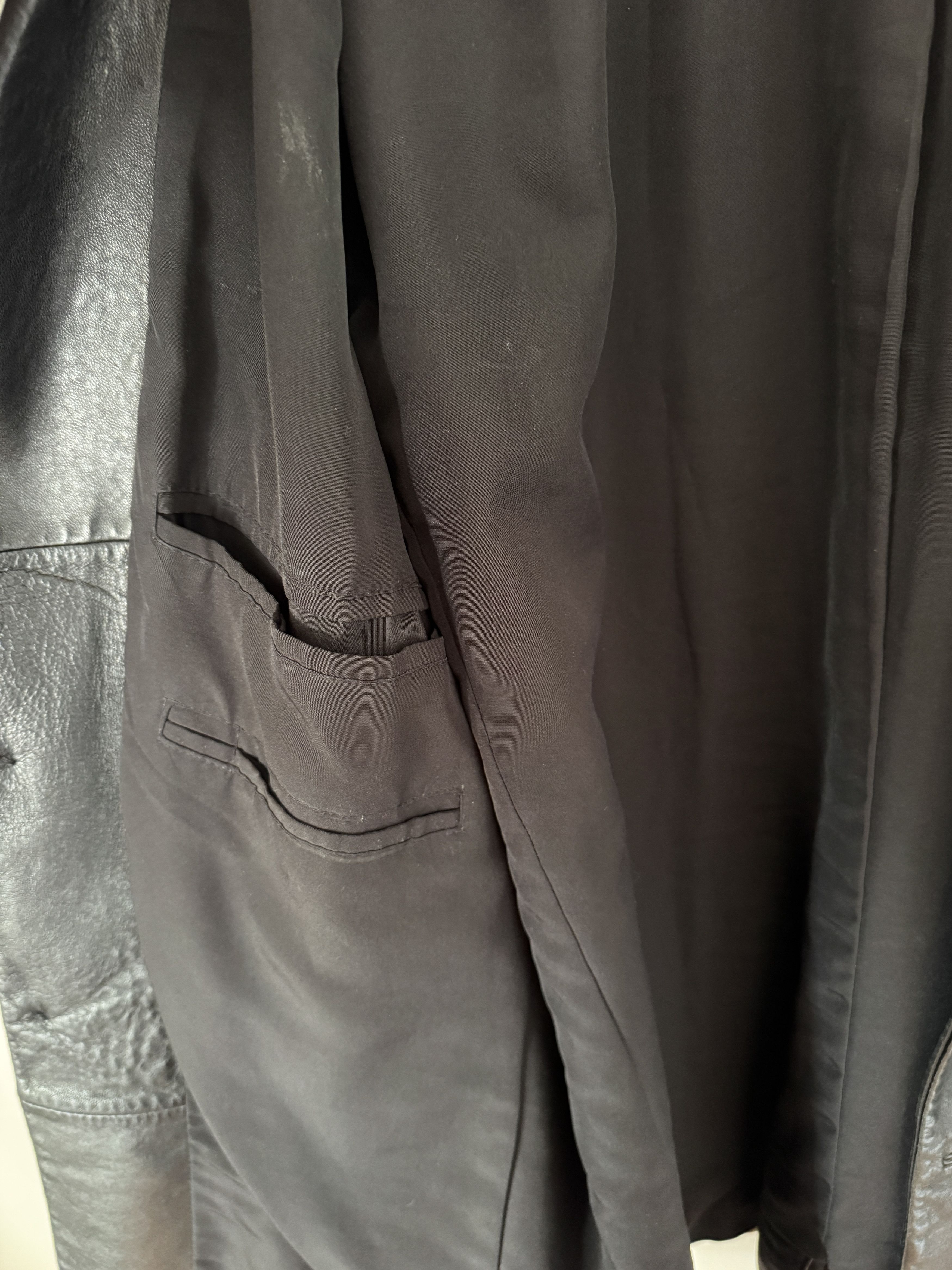 Kenneth Cole Tailored Genuine Leather Blazer w/pockets Size US L / EU 52-54 / 3 - 4 Thumbnail