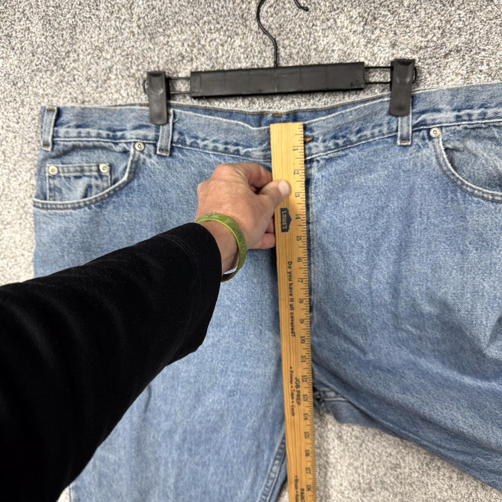 Faded Glory Faded Glory Jeans Men 42x30.5 Relaxed Fit Straight Leg Workwear Dadcore Size US 44 / EU 60 - 5 Thumbnail