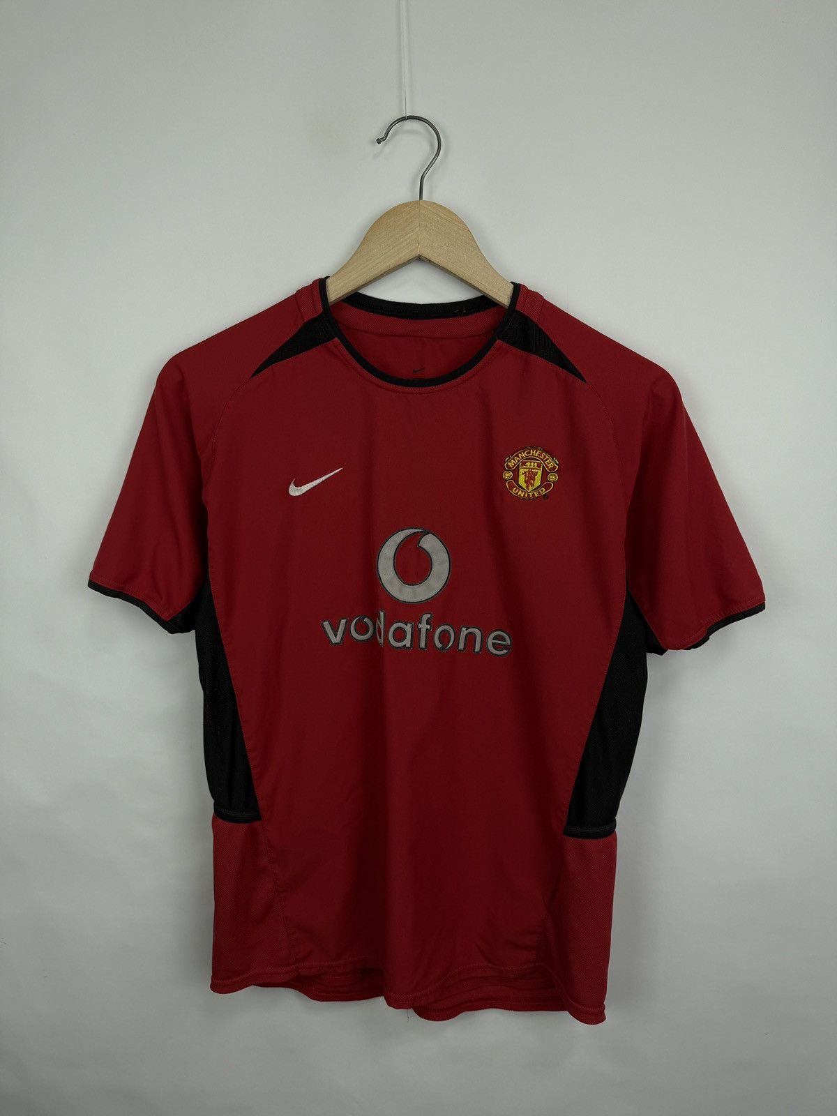 Nike 🏴󠁧󠁢󠁥󠁮󠁧󠁿 Vintage 2002 Manchester United Nike Soccer Jersey Kids Size US XS / EU 42 / 0 - 2 Thumbnail