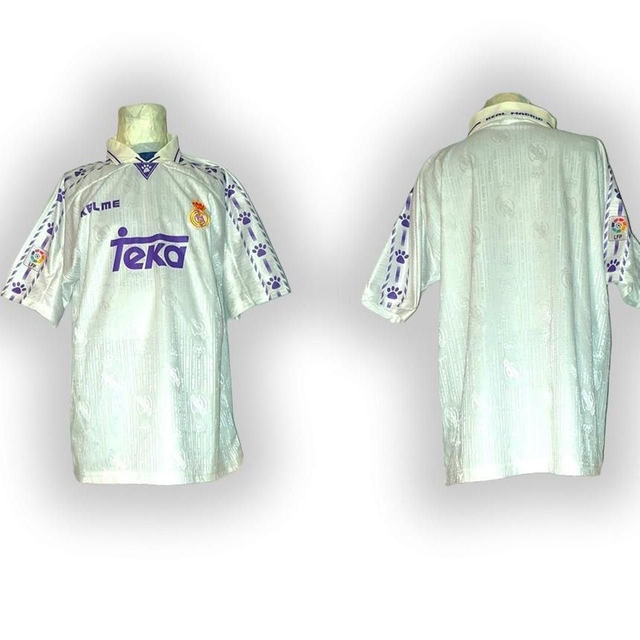 Other Real Madrid 1995 1996 1997 Home Kelme Shirt Jersey Size US XL / EU 56 / 4 - 2 Thumbnail