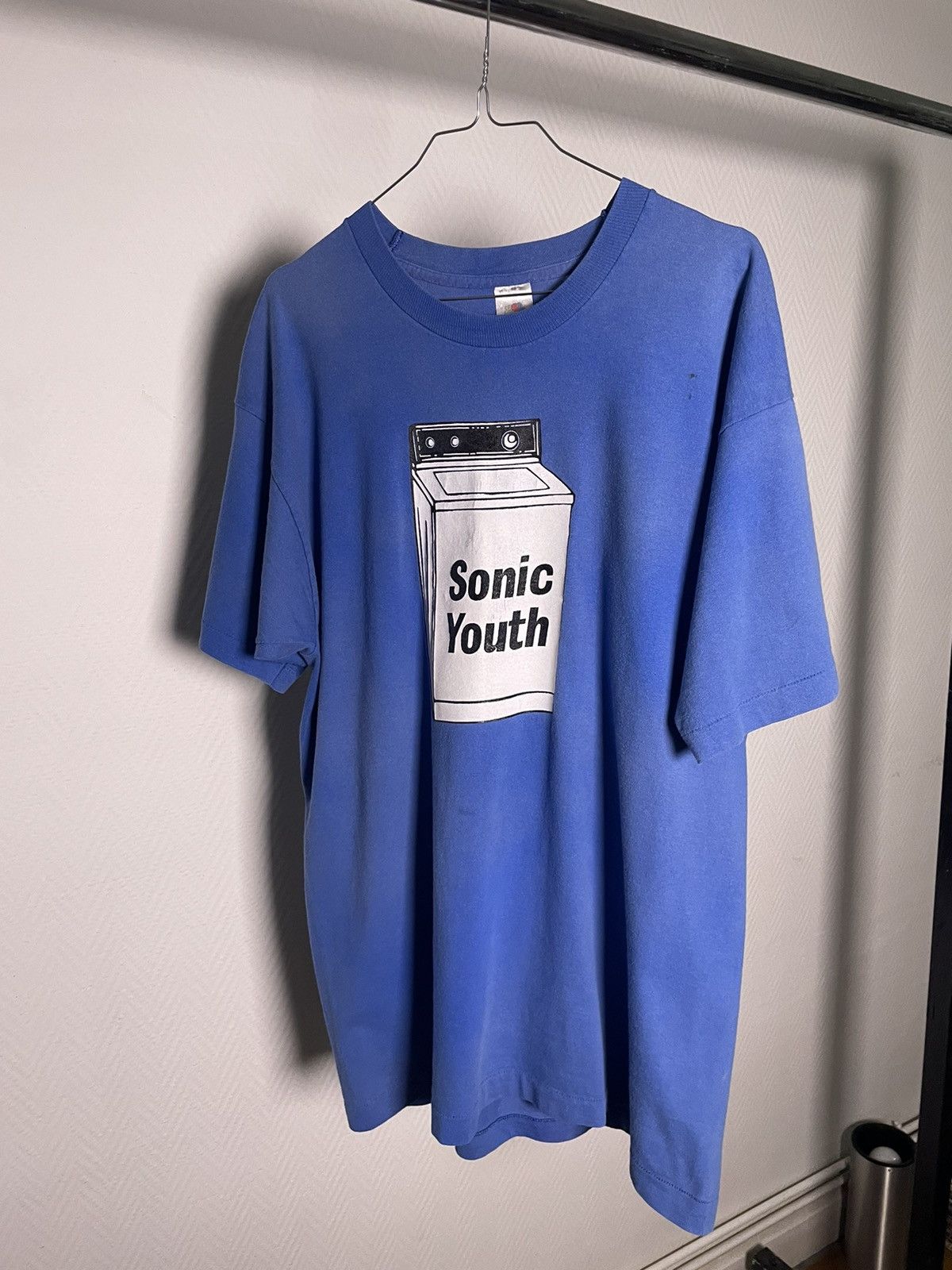 image of Band Tees x Vintage 1990S Sonic Youth Washing Machine Tee in Blue, Men's (Size XL)