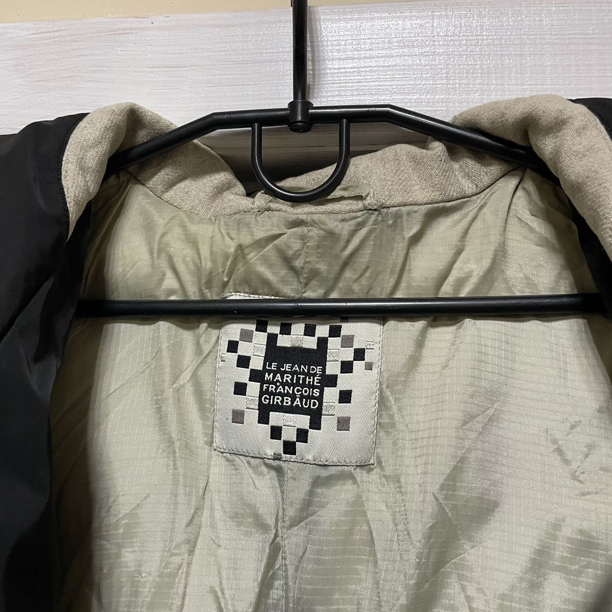 If Six Was Nine × Le Grande Bleu (L.G.B.) × Marithe + Francois Girbaud Marithè François Girbaud Bondage moto jacket coat down puffe Size L / US 10 / IT 46 - 5 Thumbnail