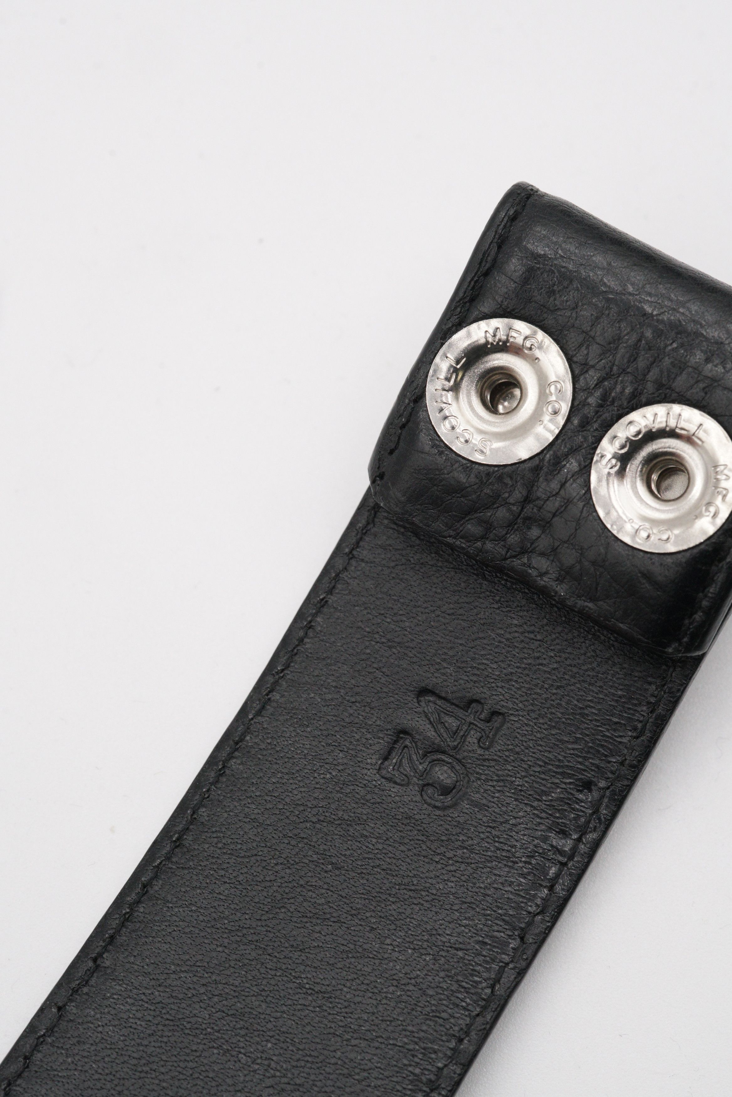 Chrome Hearts Chrome Hearts Black Leather Belt - 34 Size 34 - 4 Thumbnail