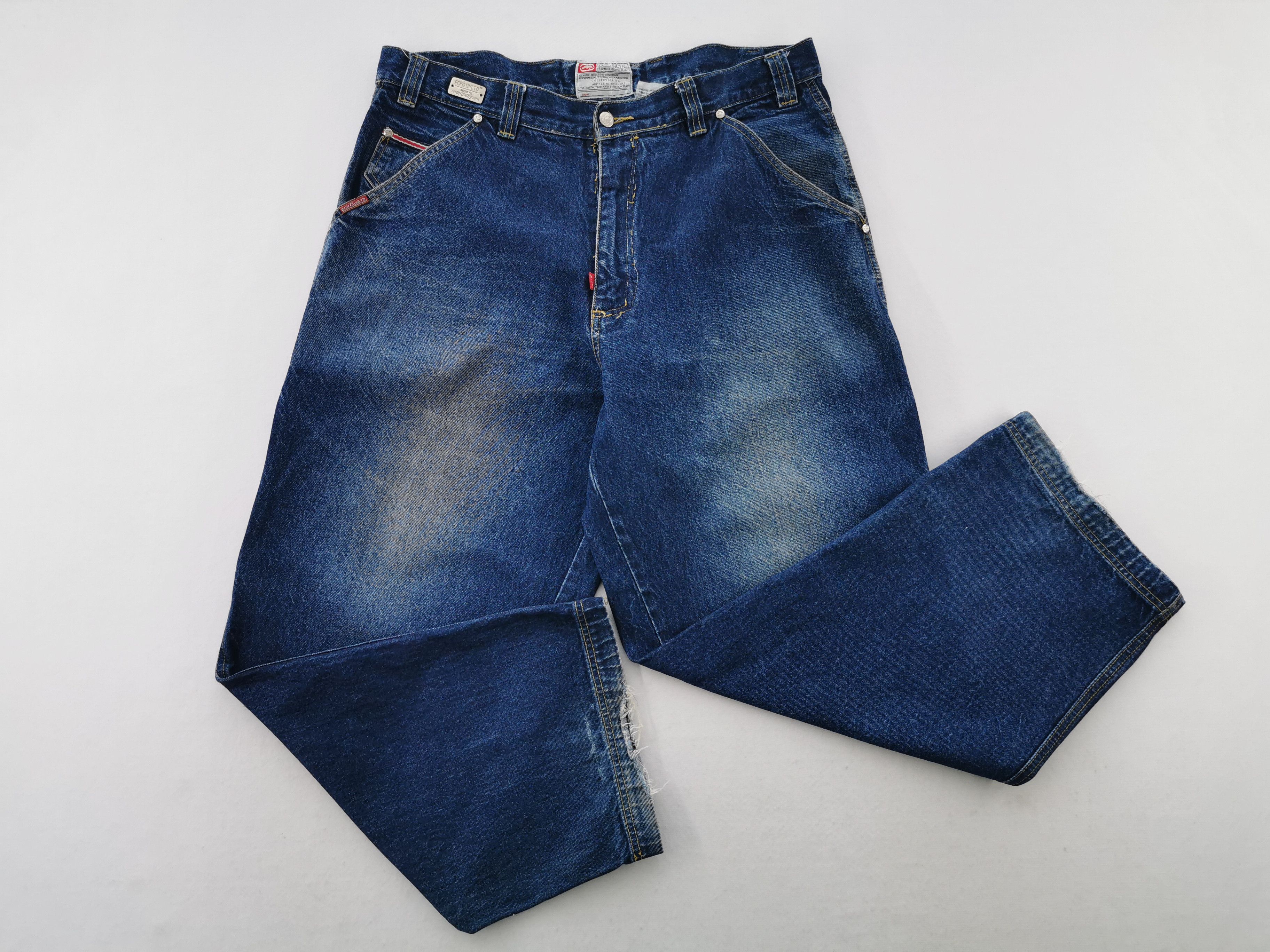 Ecko Unltd. Distressed Ecko Unltd Baggy Carpenter Denim Jeans Size 36 Size US 36 / EU 52 - 3 Thumbnail