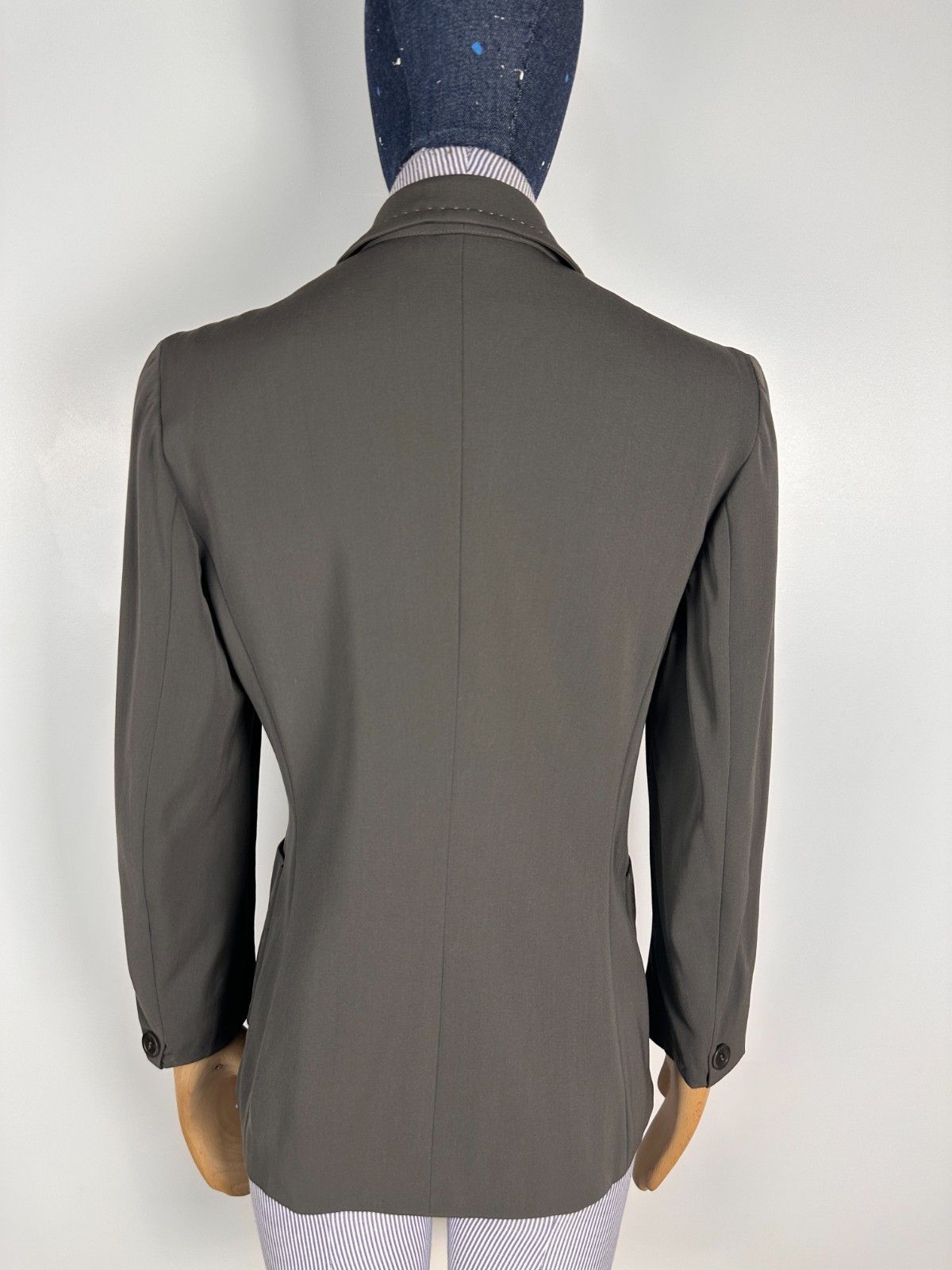 Max Mara Max Mara Wool Blazer Gray Womens Size US6 GB8 EU38 Size M / US 6-8 / IT 42-44 - 5 Thumbnail