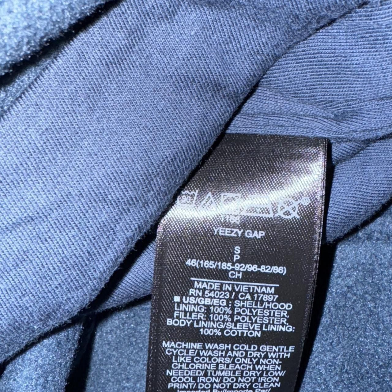 Balenciaga × Gap × Yeezy Yeezy Gap Balenciaga Padded Polar Fleece Dark Blue Size US S / EU 44-46 / 1 - 2 Thumbnail