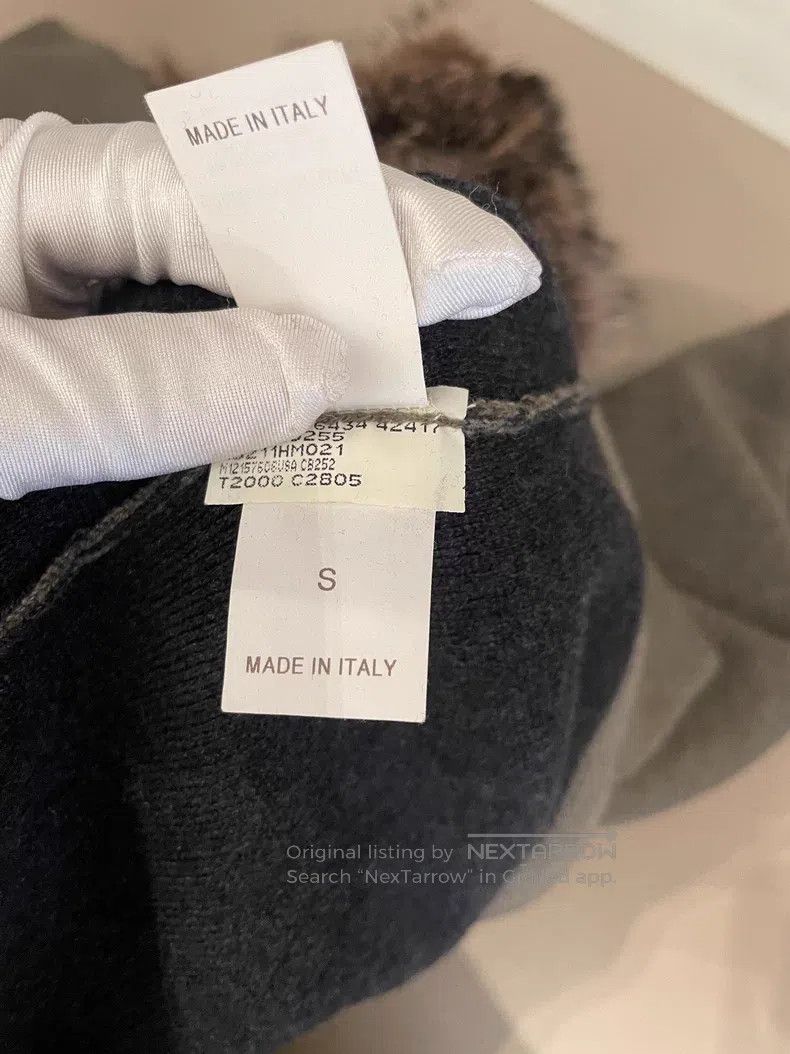 Brunello Cucinelli Brunello Cucinelli Gray Green Cashmere Coat Size S / US 4 / IT 40 - 6 Thumbnail