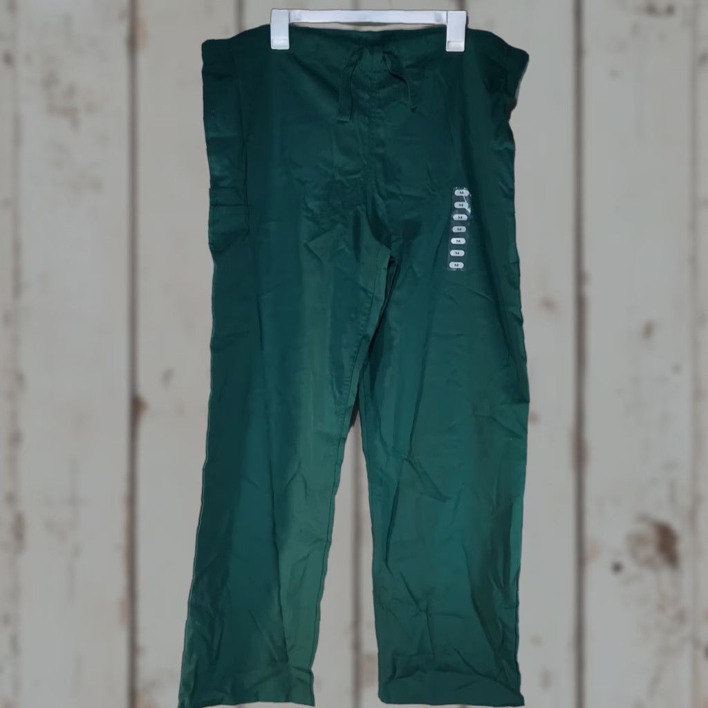 Cherokee VINTAGE Cherokee Women's Medical Scrub Pants Green Size M Medical Uniform Solid Straight Fit Size 32" / US 10 / IT 46 - 1 Thumbnail