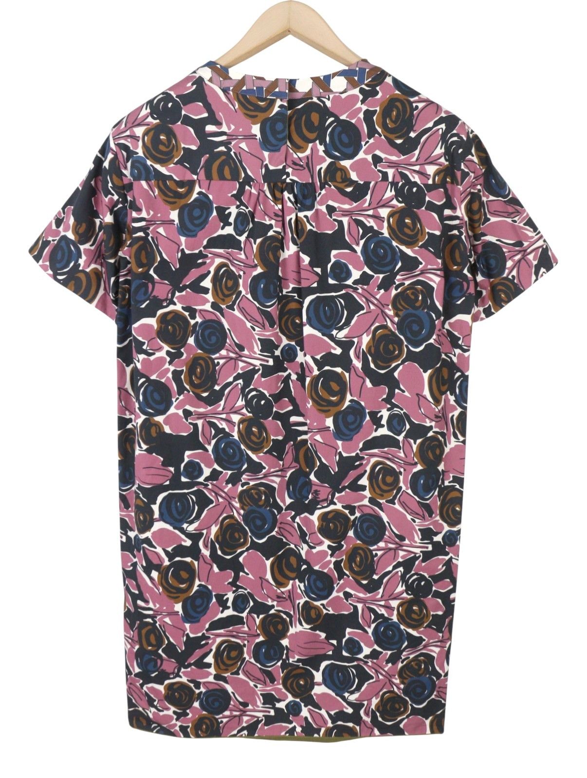 Max Mara EU34 XS Pink Floral Print Lined Dress 88792 Size XS / US 0-2 / IT 36-38 - 4 Thumbnail