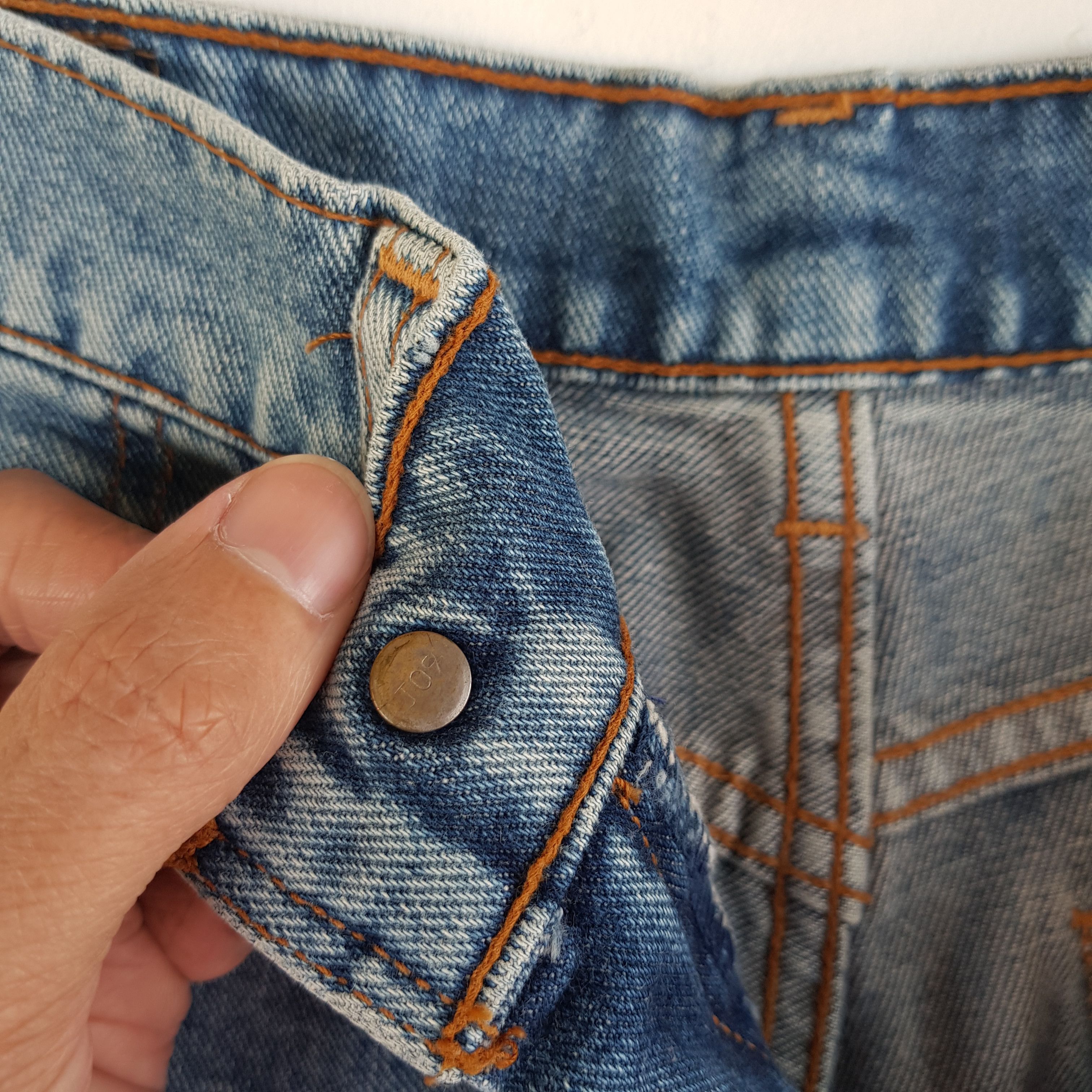 Levi's × Vintage Vintage Levis Jeans Flare Levis 517 Denim Boot Cut Pants Size 26" / US 2 / IT 38 - 7 Thumbnail