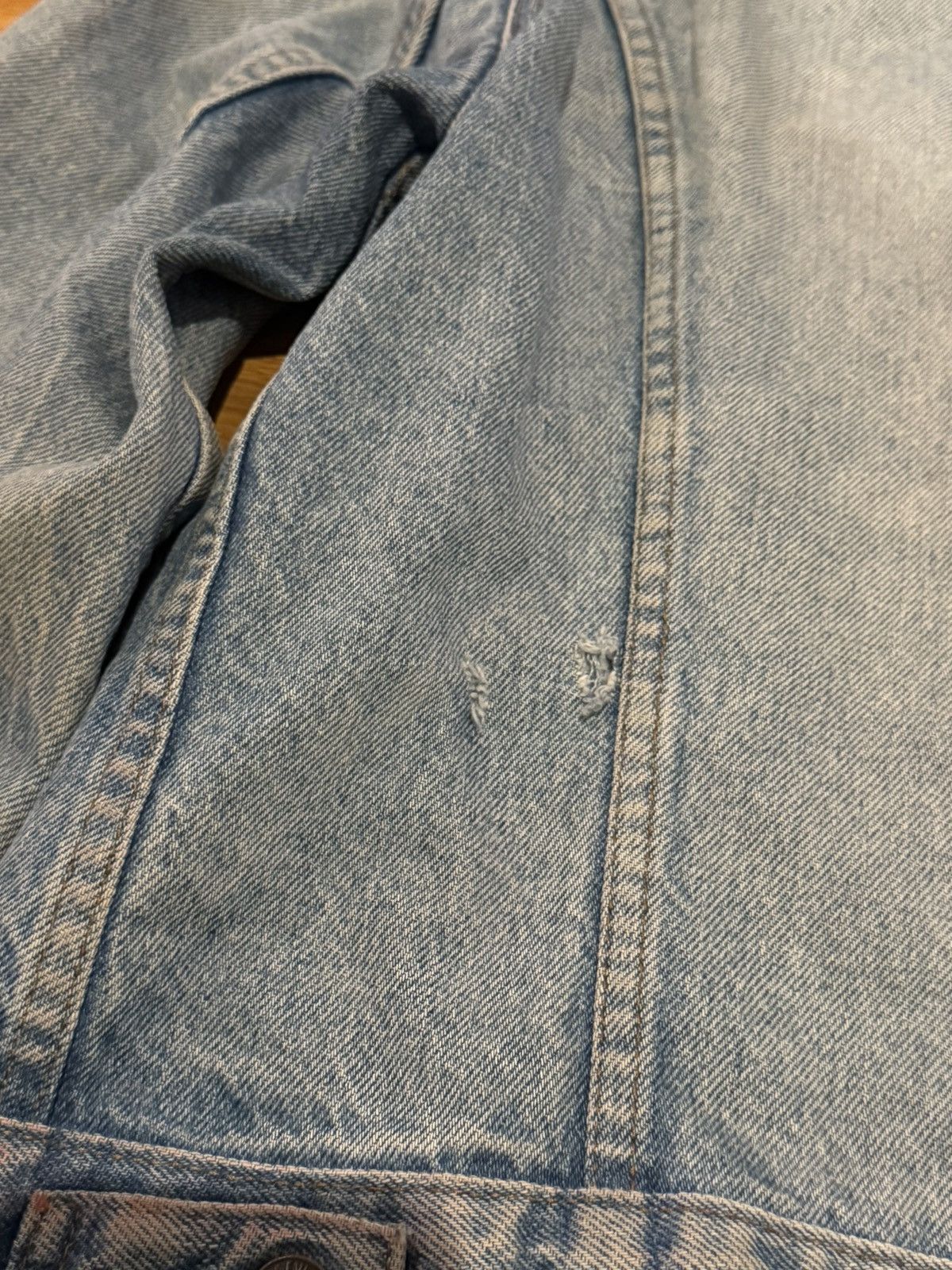 Levi's Vtg 80's Levi's Type III Denim Trucker Jacket sz 40R Size US S / EU 44-46 / 1 - 7 Thumbnail
