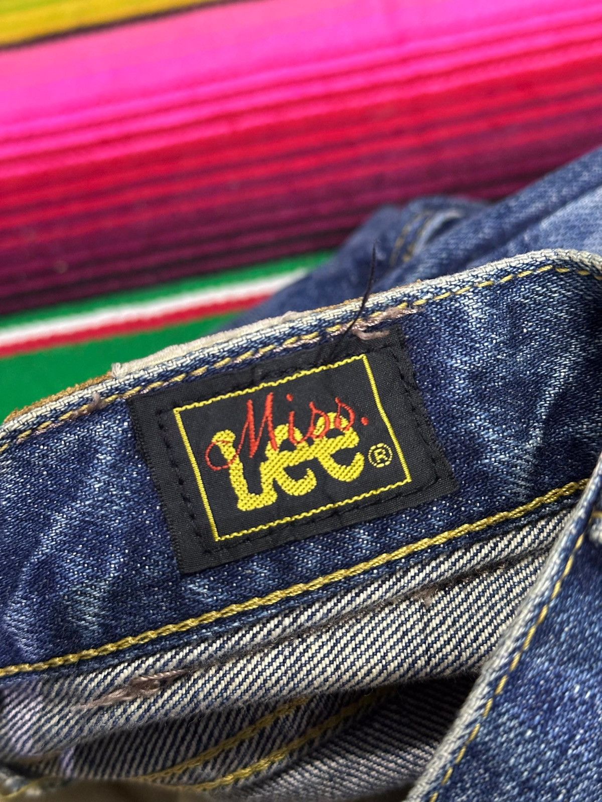Lee 💥 Lee💥 Vintage Lee Made In Japan Crazy Design 💥 Size US 26 / EU 42 - 5 Thumbnail