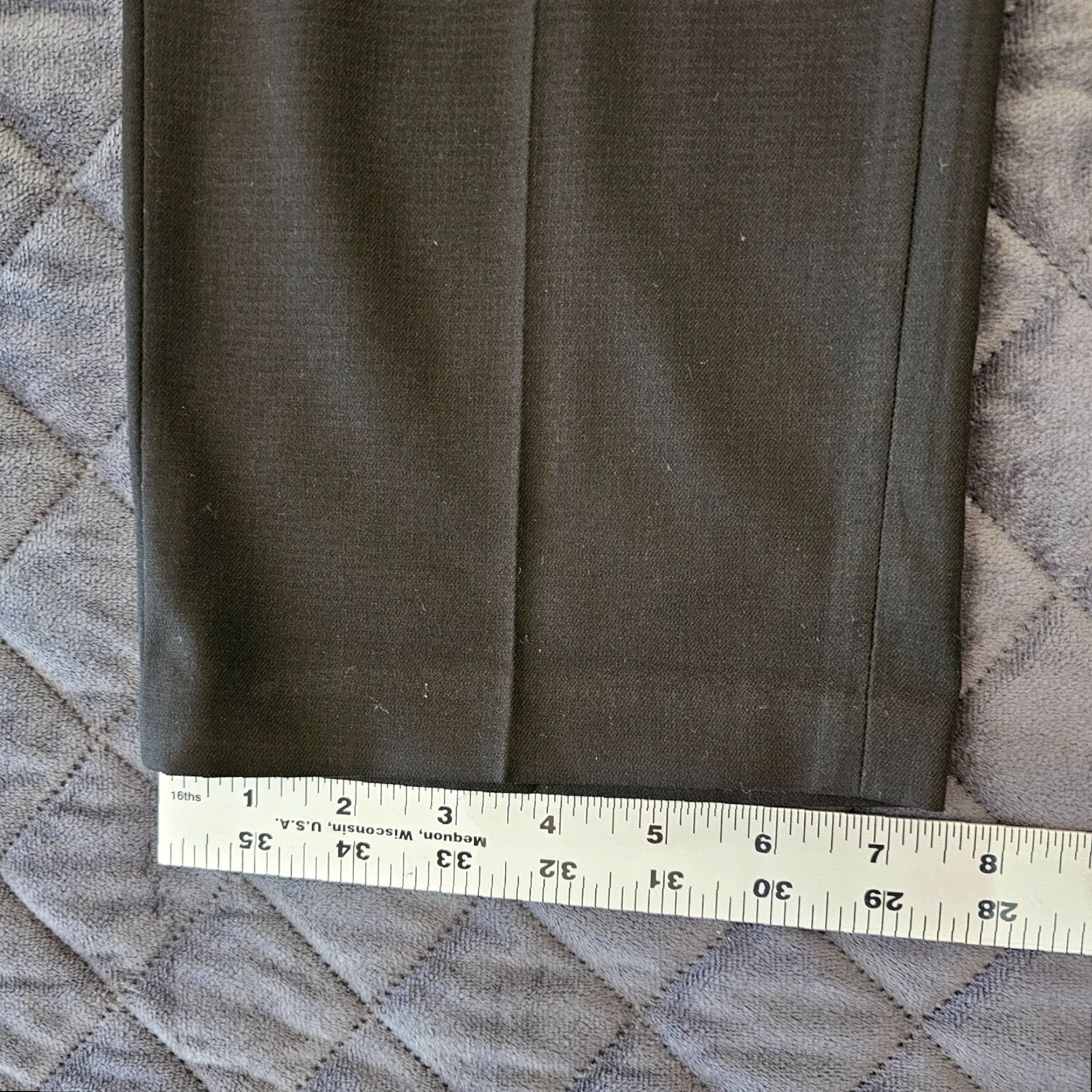 Haggar Haggar Dress Pants Men's 30x32 Black Regular Straight Zip Button Hook & Loop Travel Performance Size US 30 / EU 46 - 7 Thumbnail