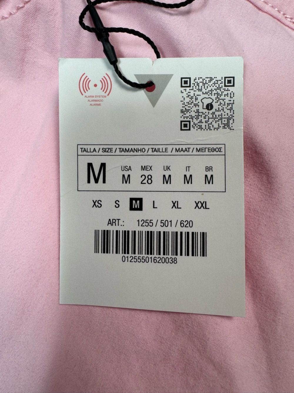 Zara NWT New Zara Wide Leg High Rise Pink Cotton Pants Size M Size 32" / US 10 / IT 46 - 5 Thumbnail