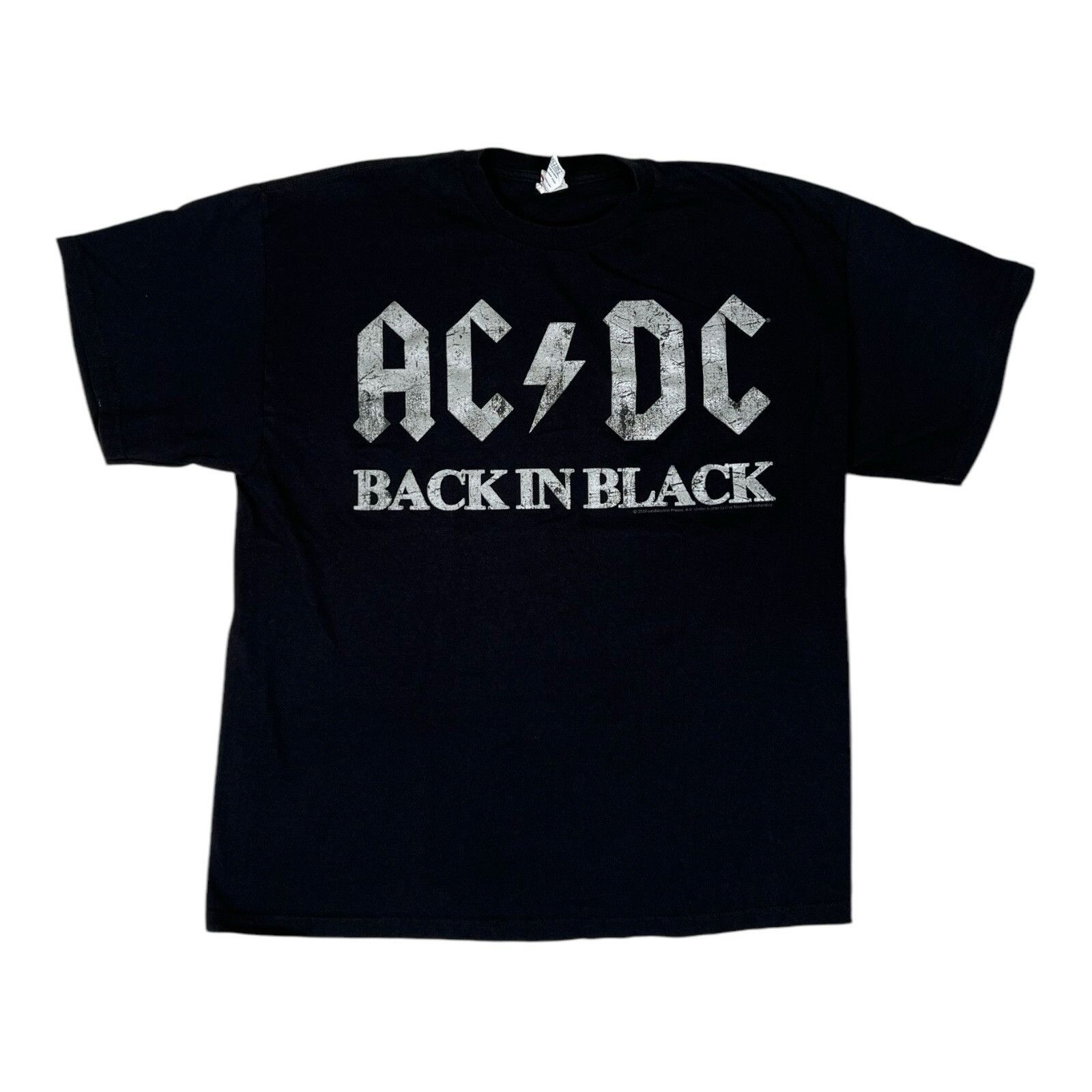 Delta Vintage AC/DC Back In Black T-Shirt Size XL Black Chrome Y2K Size US XL / EU 56 / 4 - 1 Thumbnail