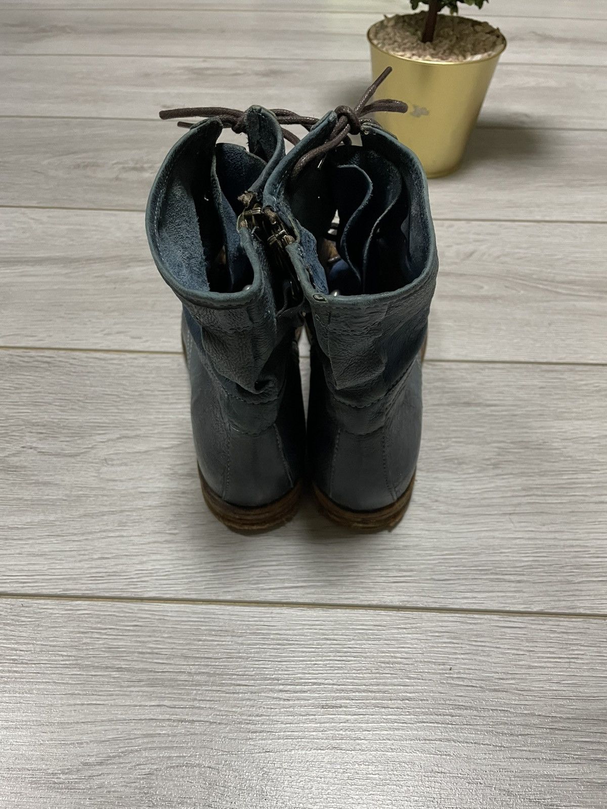 A.S.98 A.S.98 engineered distressed high boots zip eb0 Size US 10 / IT 40 - 10 Thumbnail